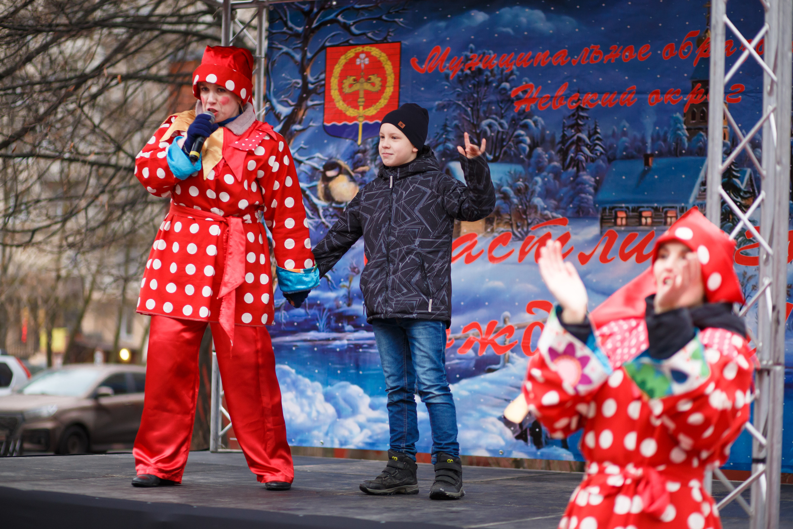 Встреча Рождества в Невском р-не г. СПб. Портретный и репортажный фотограф Марина Кузьмина