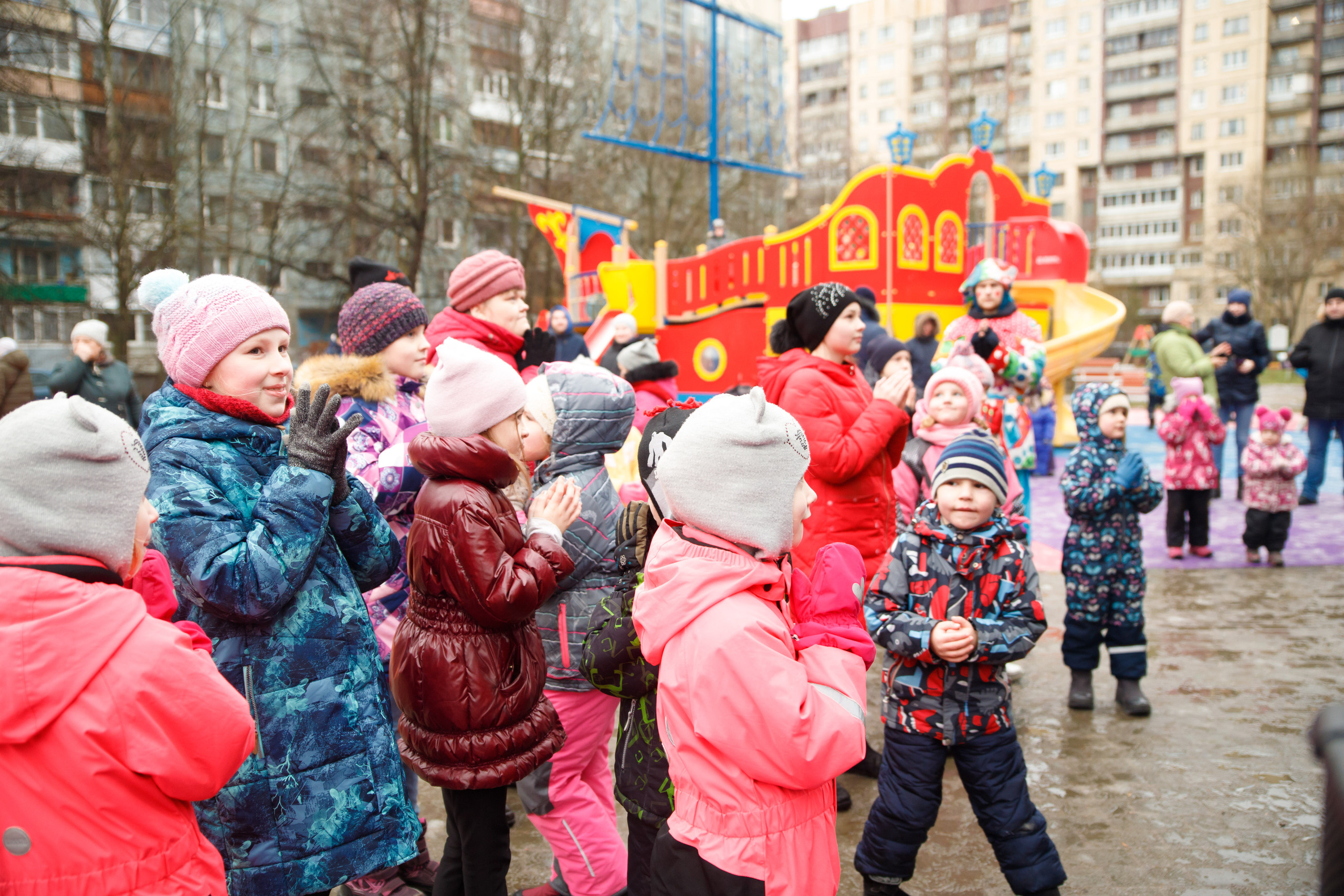 Встреча Рождества в Невском р-не г. СПб. Портретный и репортажный фотограф Марина Кузьмина