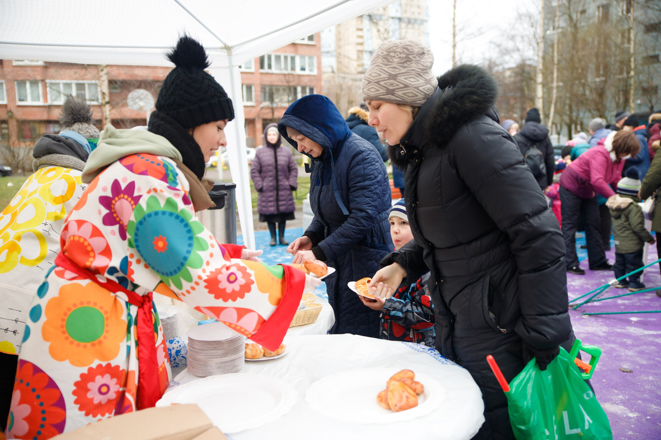 Встреча Рождества в Невском р-не г. СПб. Портретный и репортажный фотограф Марина Кузьмина