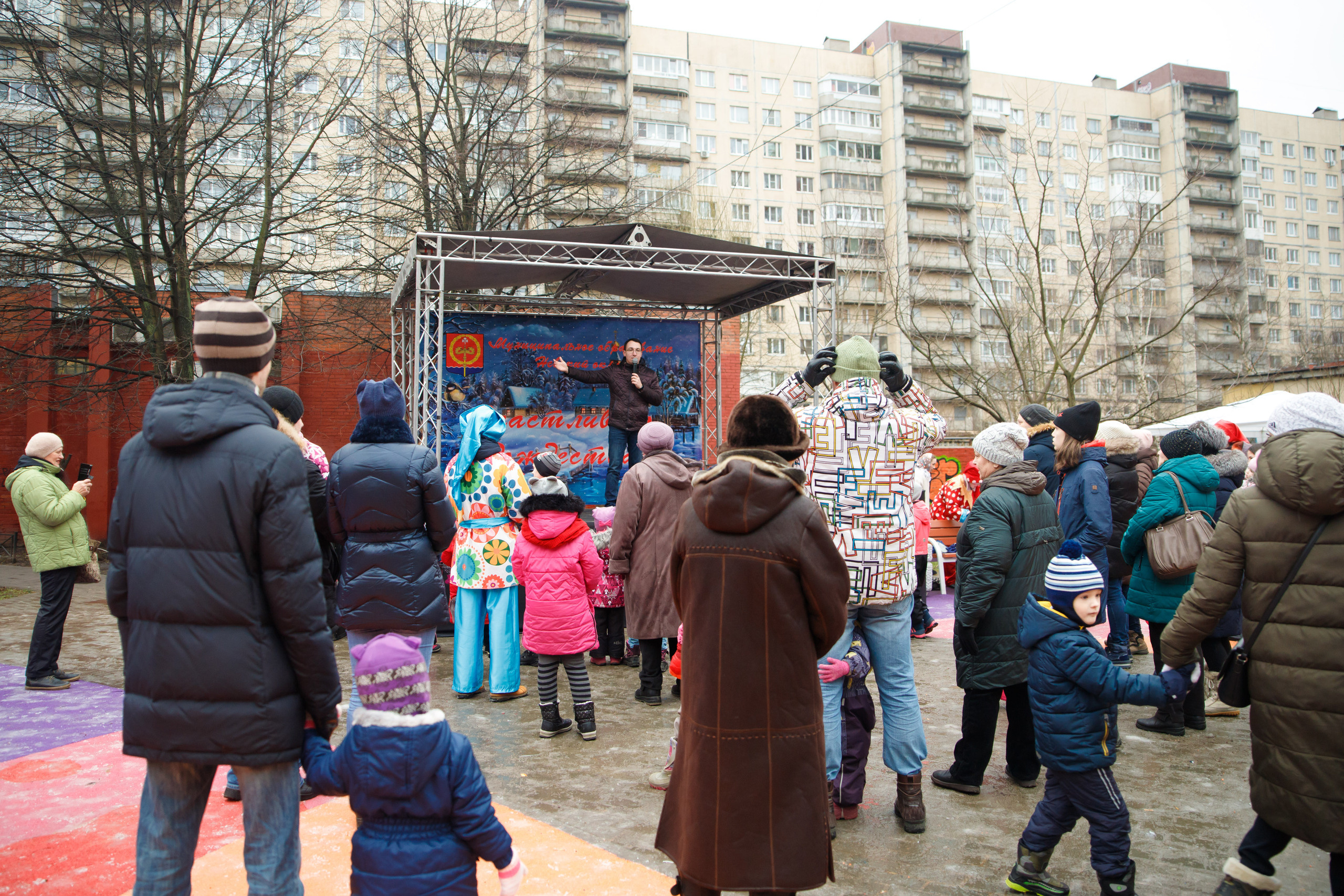 Встреча Рождества в Невском р-не г. СПб. Портретный и репортажный фотограф Марина Кузьмина