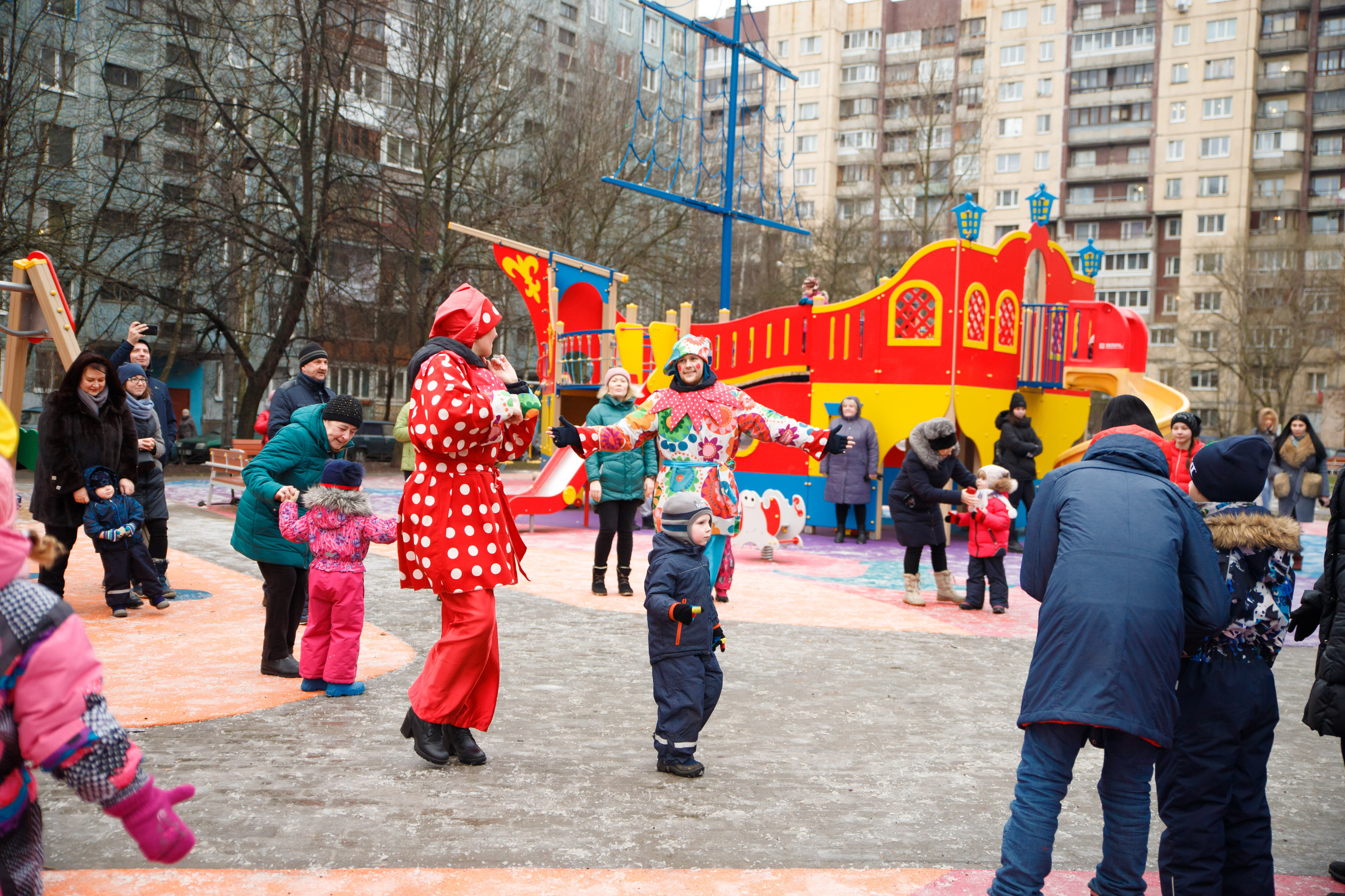 Встреча Рождества в Невском р-не г. СПб. Портретный и репортажный фотограф Марина Кузьмина