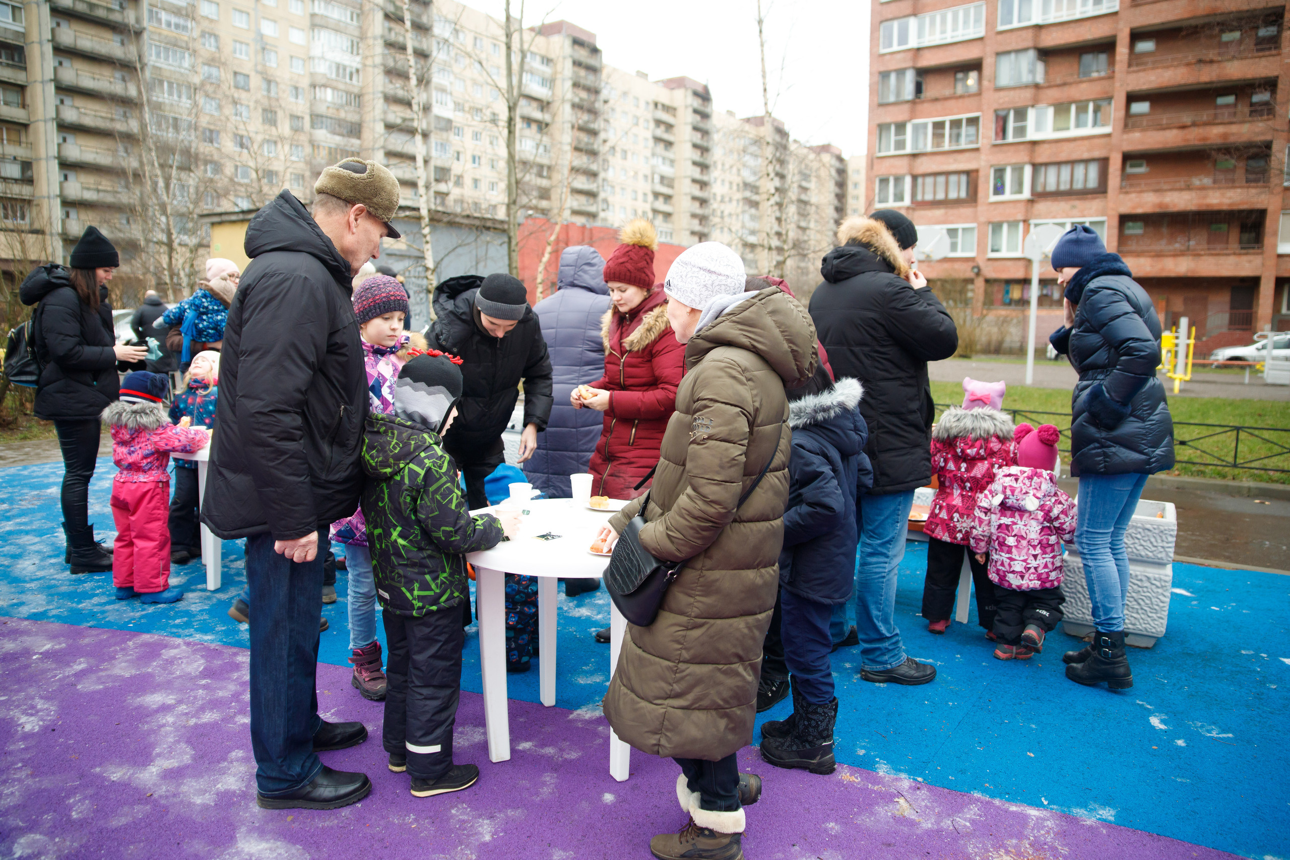 Встреча Рождества в Невском р-не г. СПб. Портретный и репортажный фотограф Марина Кузьмина