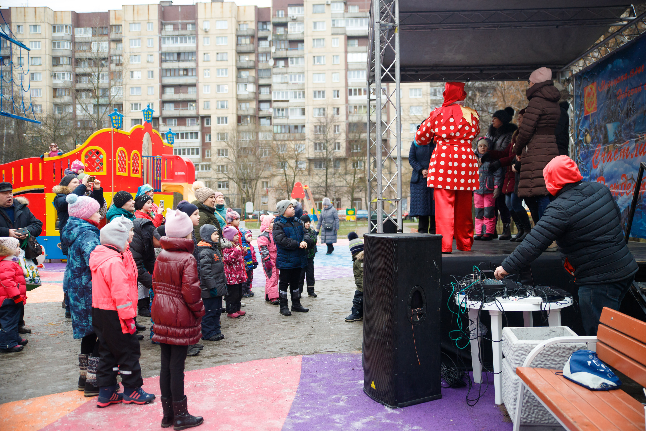 Встреча Рождества в Невском р-не г. СПб. Портретный и репортажный фотограф Марина Кузьмина