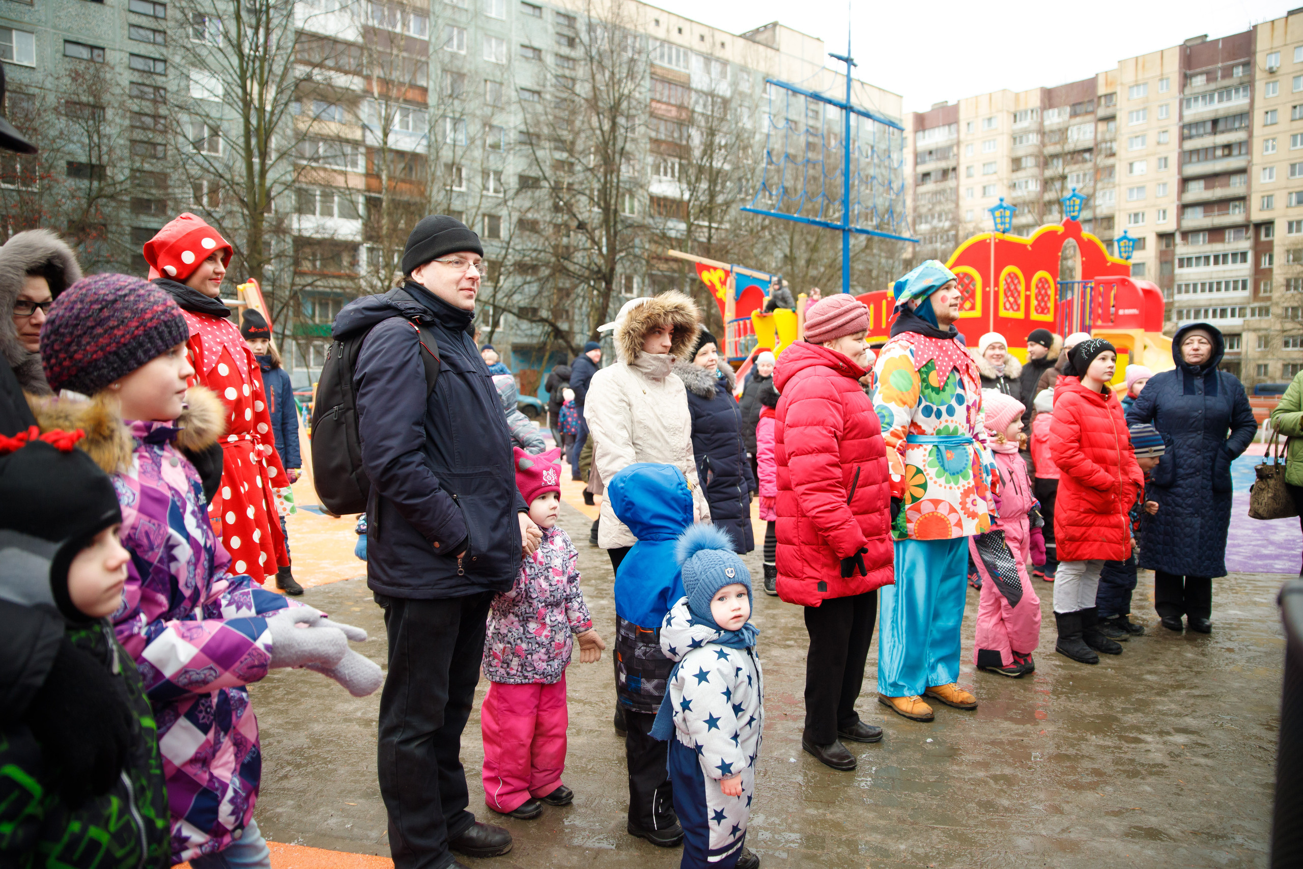 Встреча Рождества в Невском р-не г. СПб. Портретный и репортажный фотограф Марина Кузьмина