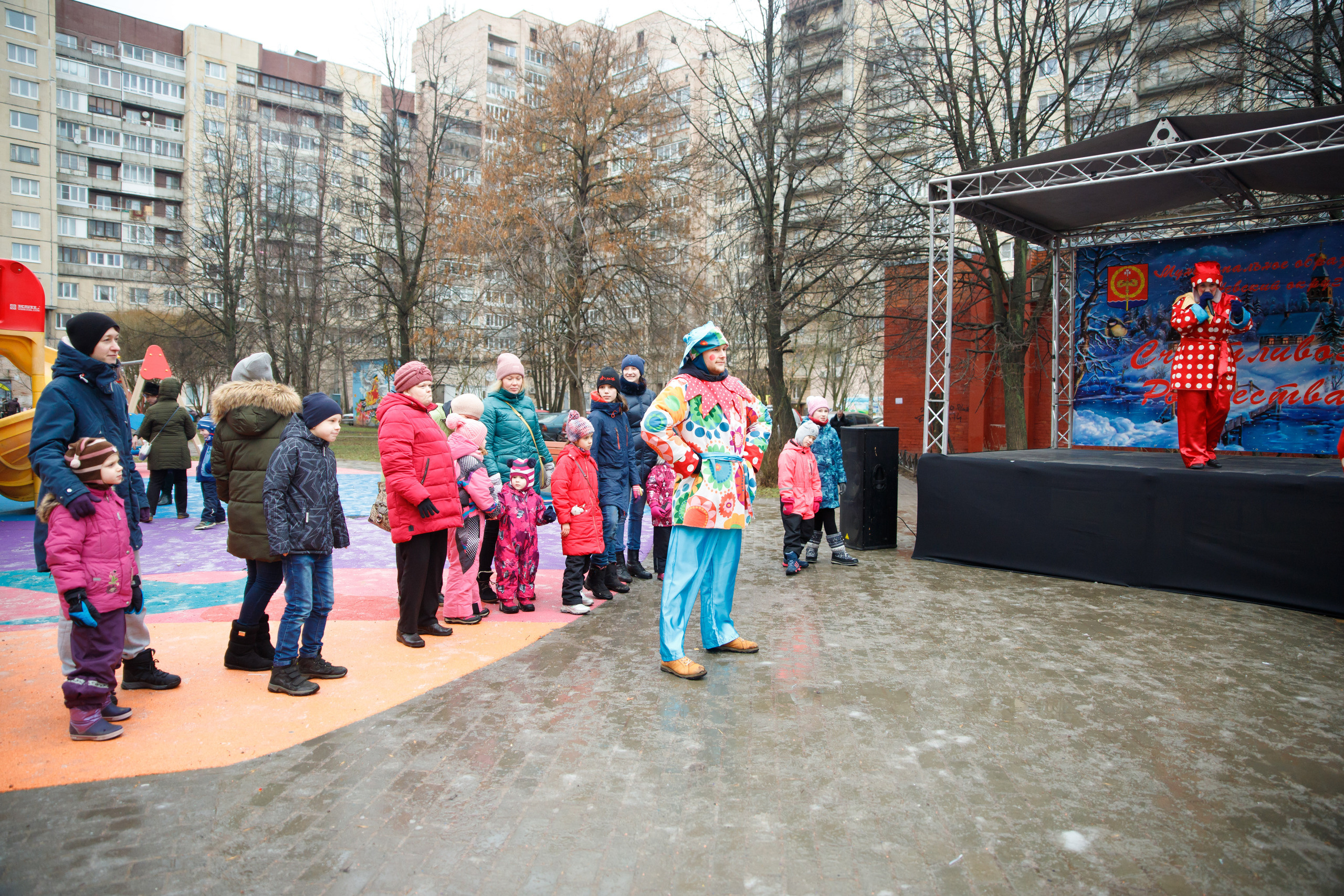 Встреча Рождества в Невском р-не г. СПб. Портретный и репортажный фотограф Марина Кузьмина