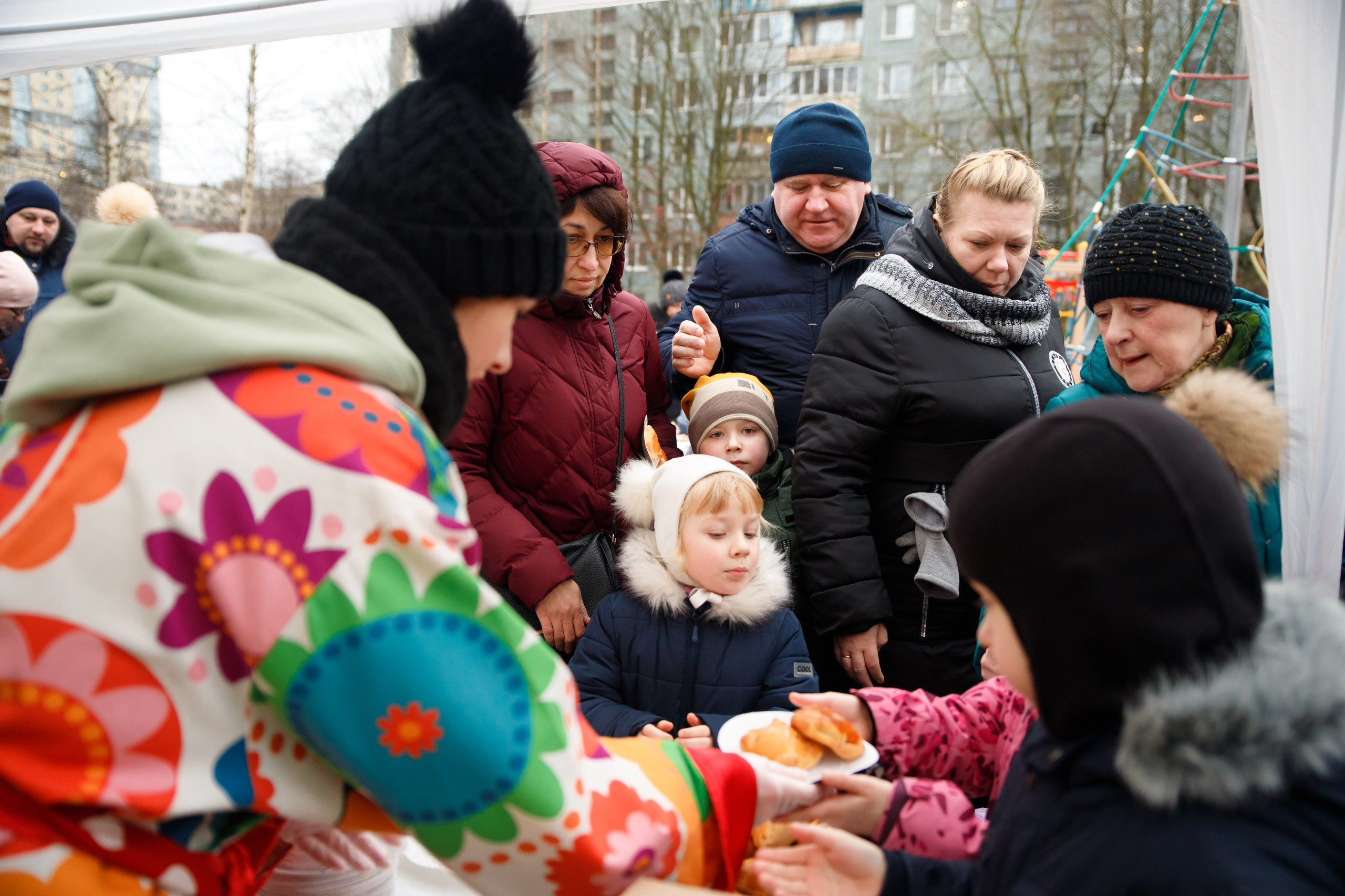 Встреча Рождества в Невском р-не г. СПб. Портретный и репортажный фотограф Марина Кузьмина