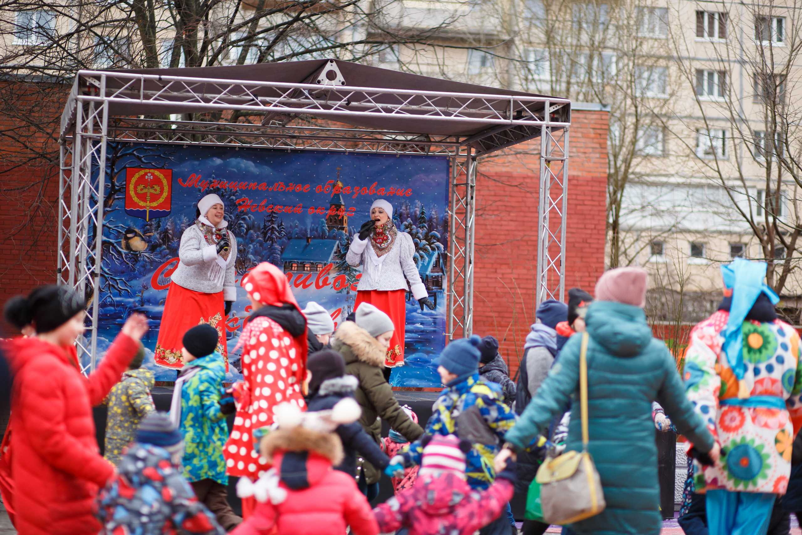 Встреча Рождества в Невском р-не г. СПб. Портретный и репортажный фотограф Марина Кузьмина