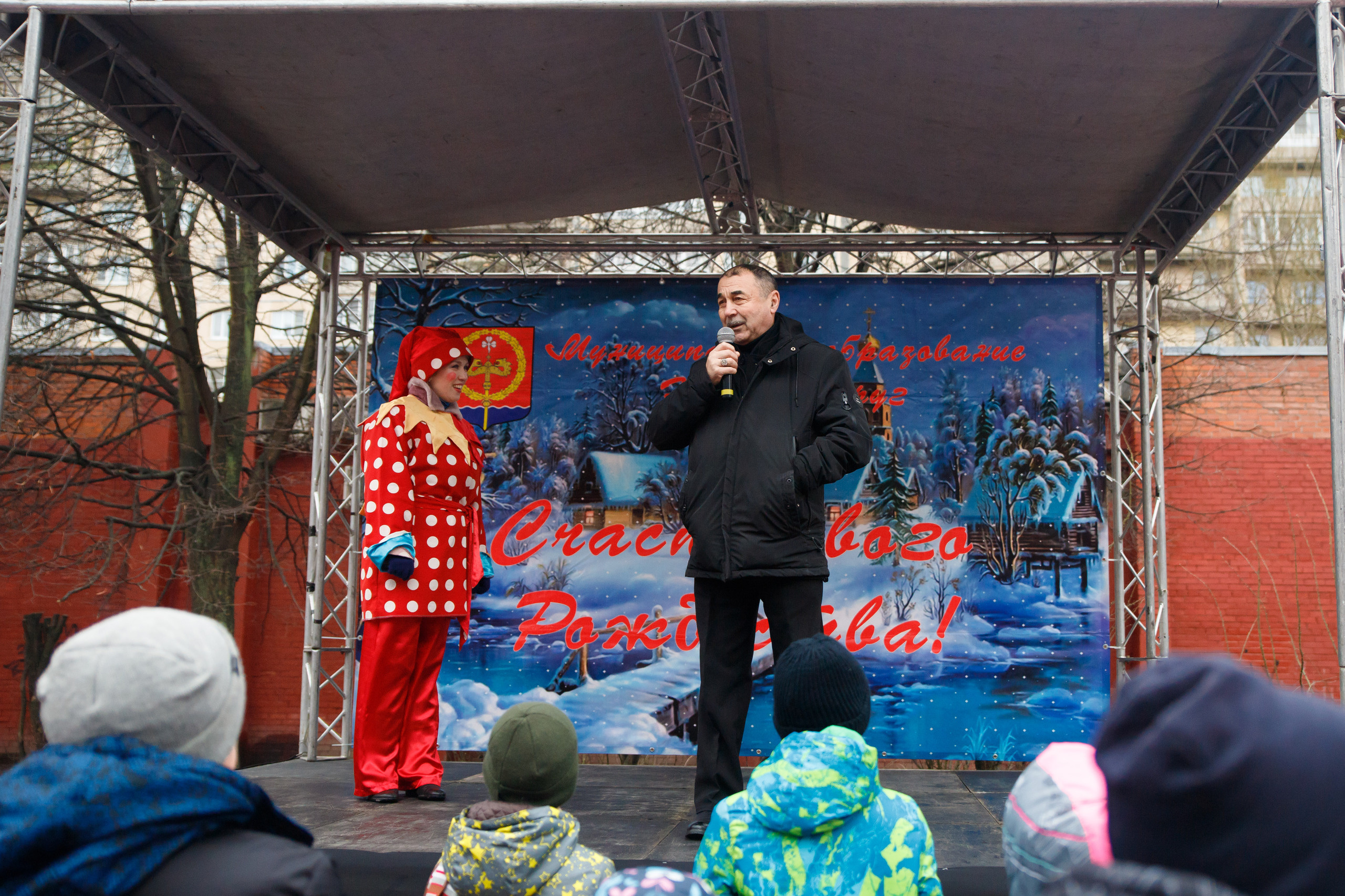 Встреча Рождества в Невском р-не г. СПб. Портретный и репортажный фотограф Марина Кузьмина