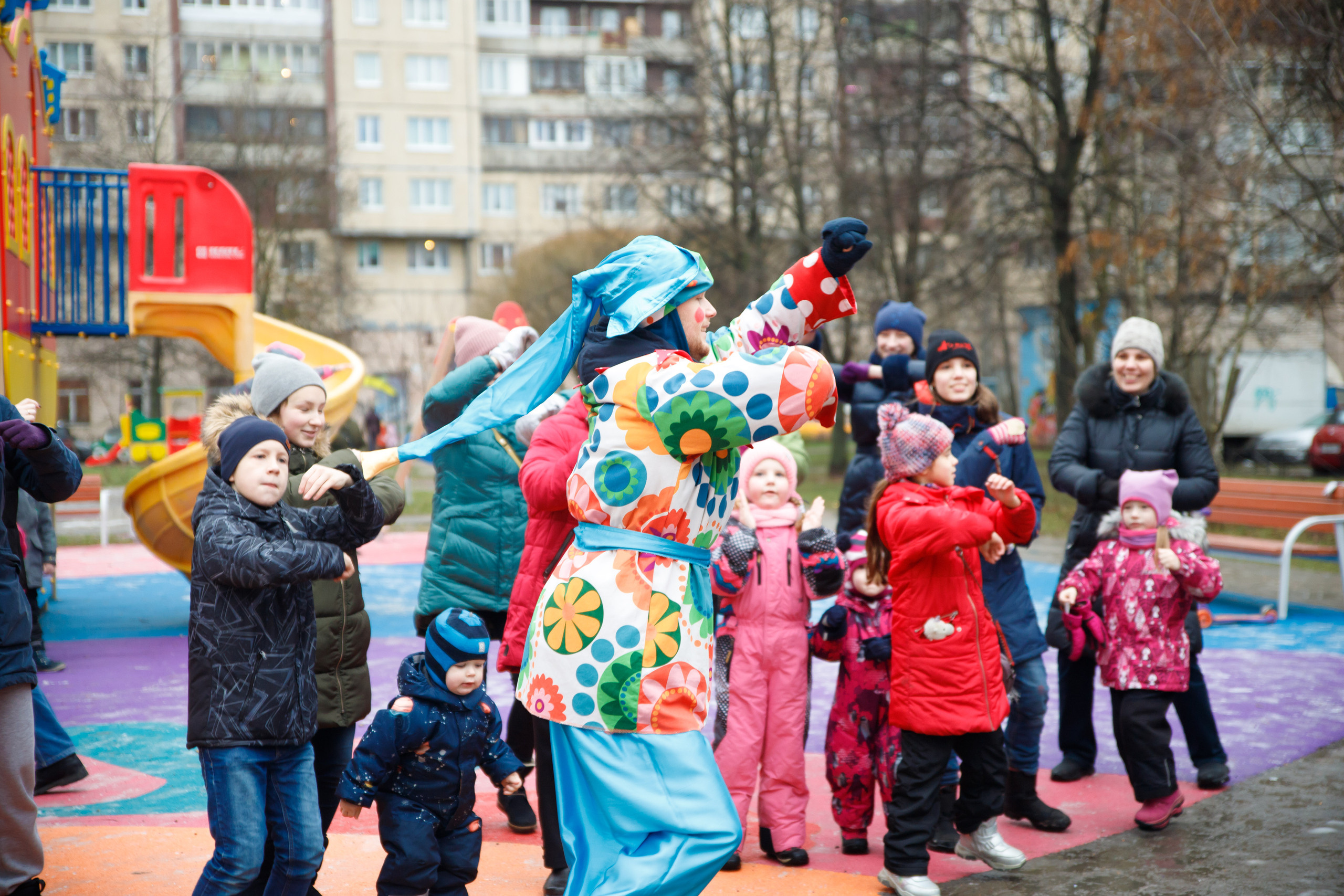 Встреча Рождества в Невском р-не г. СПб. Портретный и репортажный фотограф Марина Кузьмина