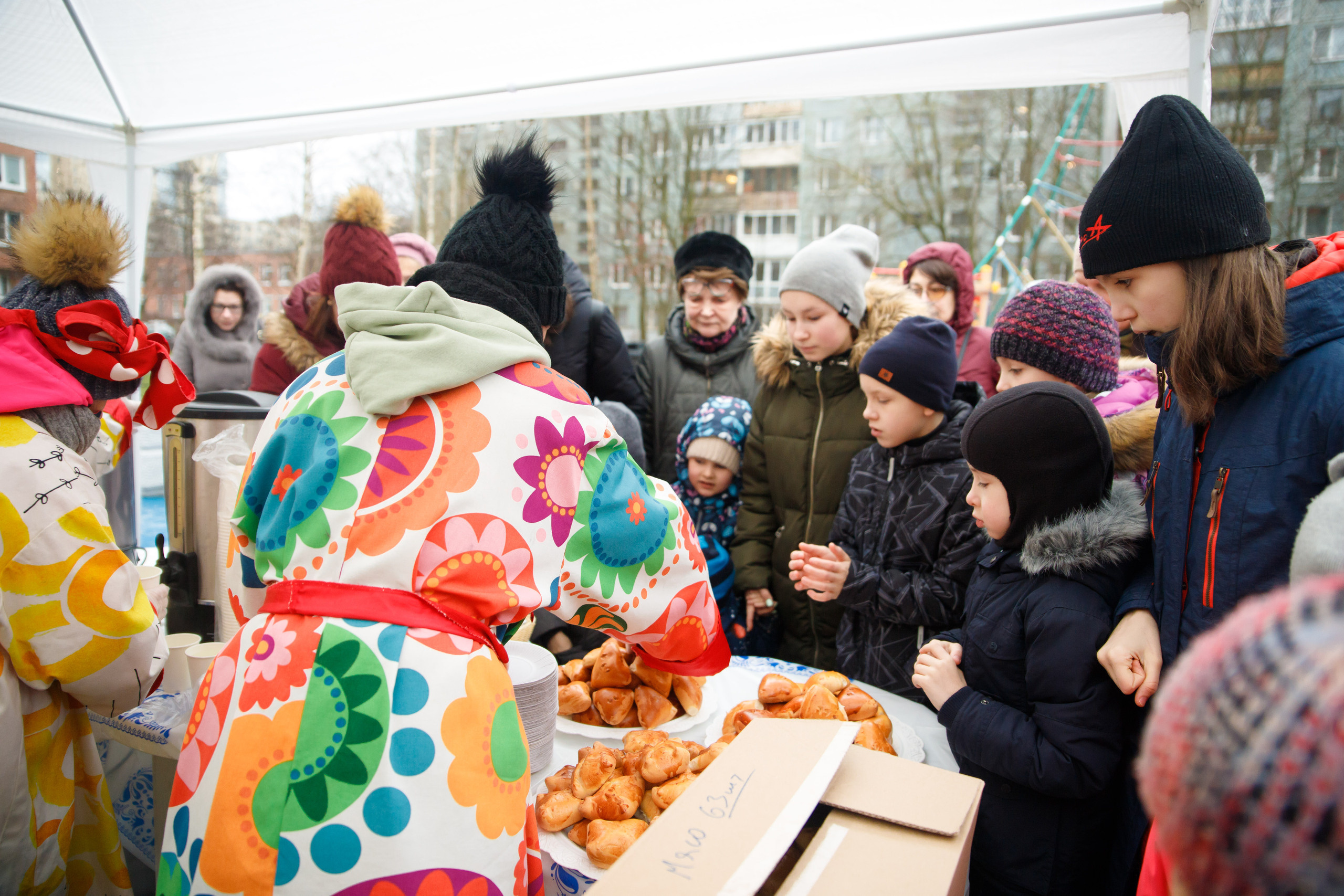 Встреча Рождества в Невском р-не г. СПб. Портретный и репортажный фотограф Марина Кузьмина
