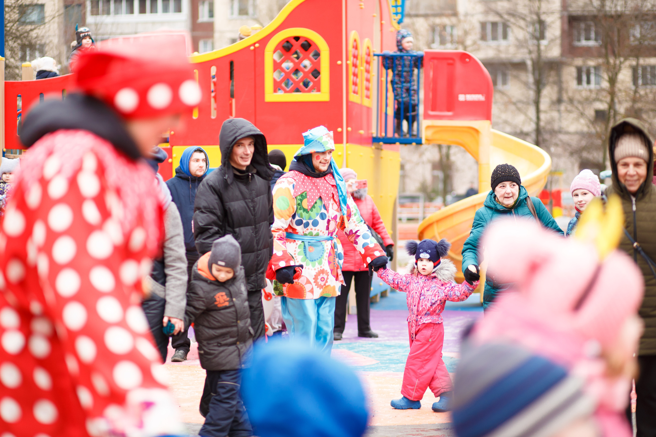 Встреча Рождества в Невском р-не г. СПб. Портретный и репортажный фотограф Марина Кузьмина