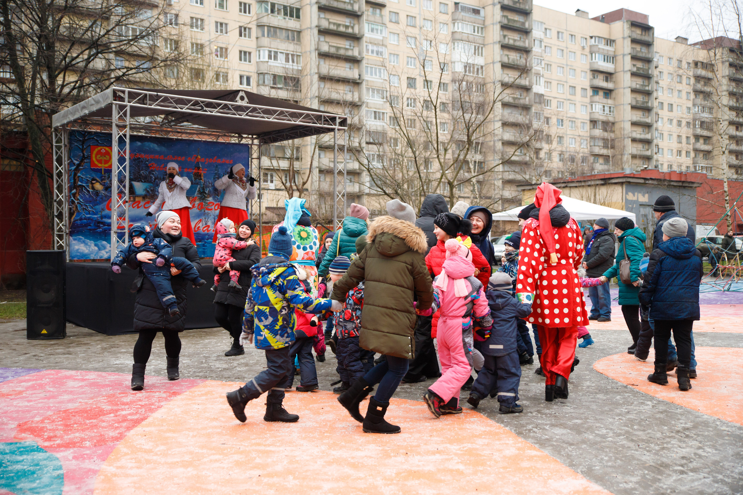 Встреча Рождества в Невском р-не г. СПб. Портретный и репортажный фотограф Марина Кузьмина
