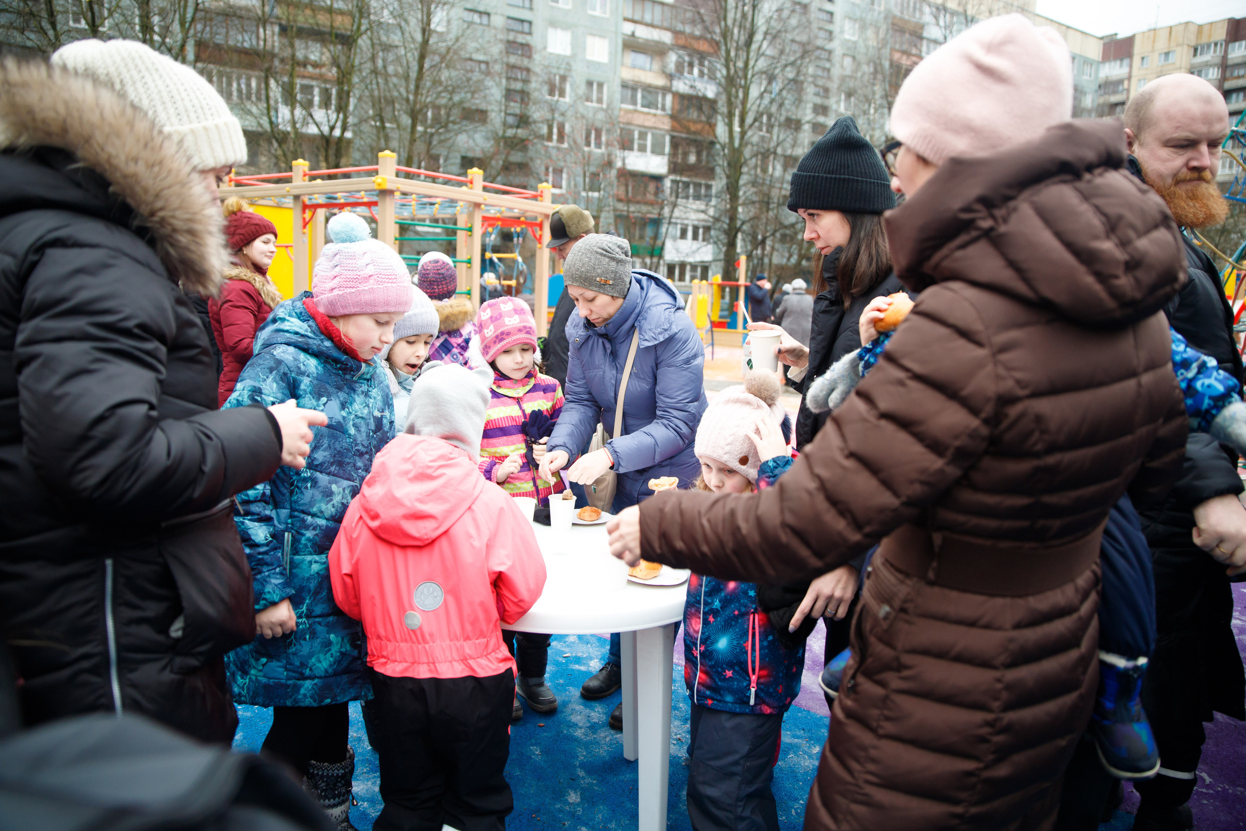 Встреча Рождества в Невском р-не г. СПб. Портретный и репортажный фотограф Марина Кузьмина