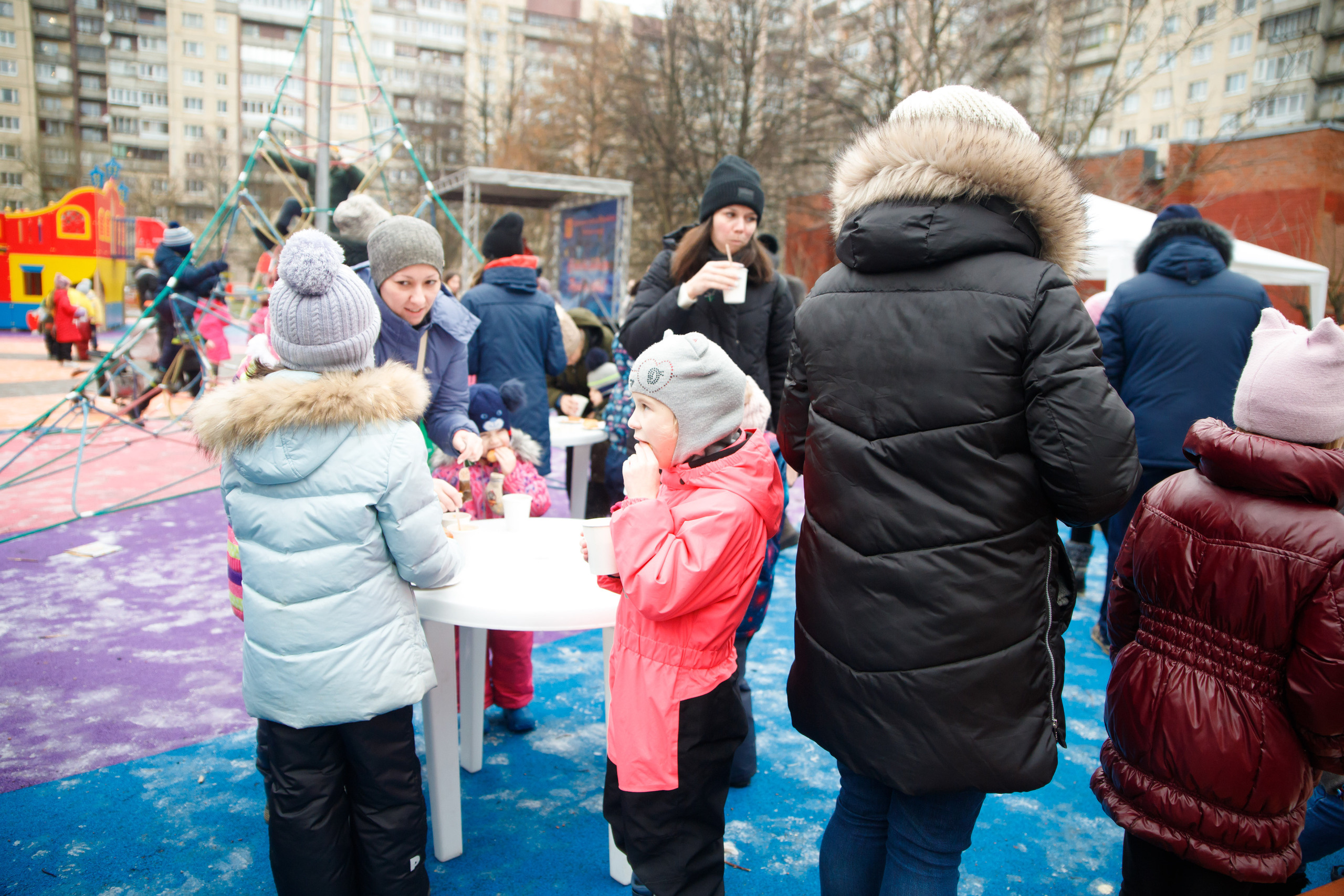 Встреча Рождества в Невском р-не г. СПб. Портретный и репортажный фотограф Марина Кузьмина
