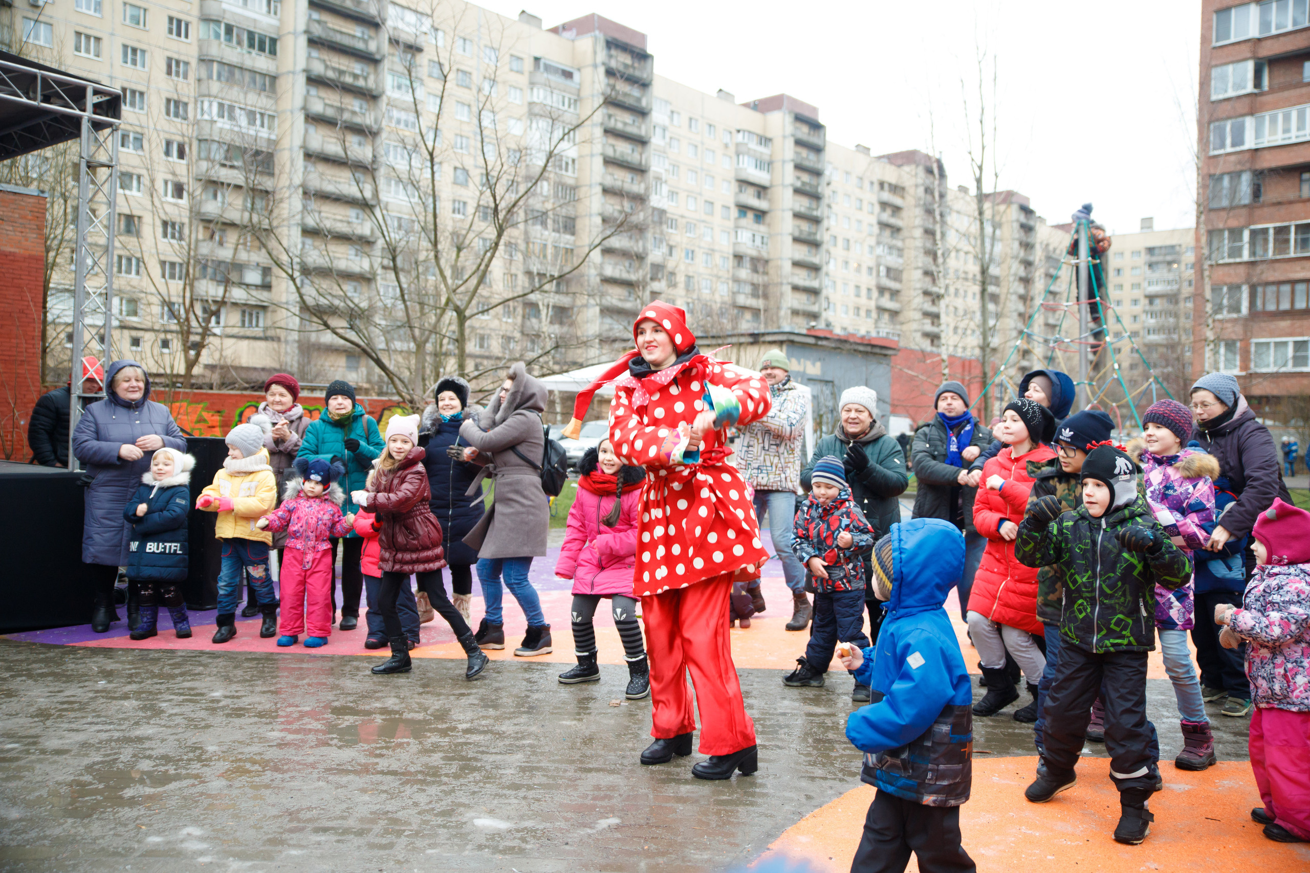 Встреча Рождества в Невском р-не г. СПб. Портретный и репортажный фотограф Марина Кузьмина