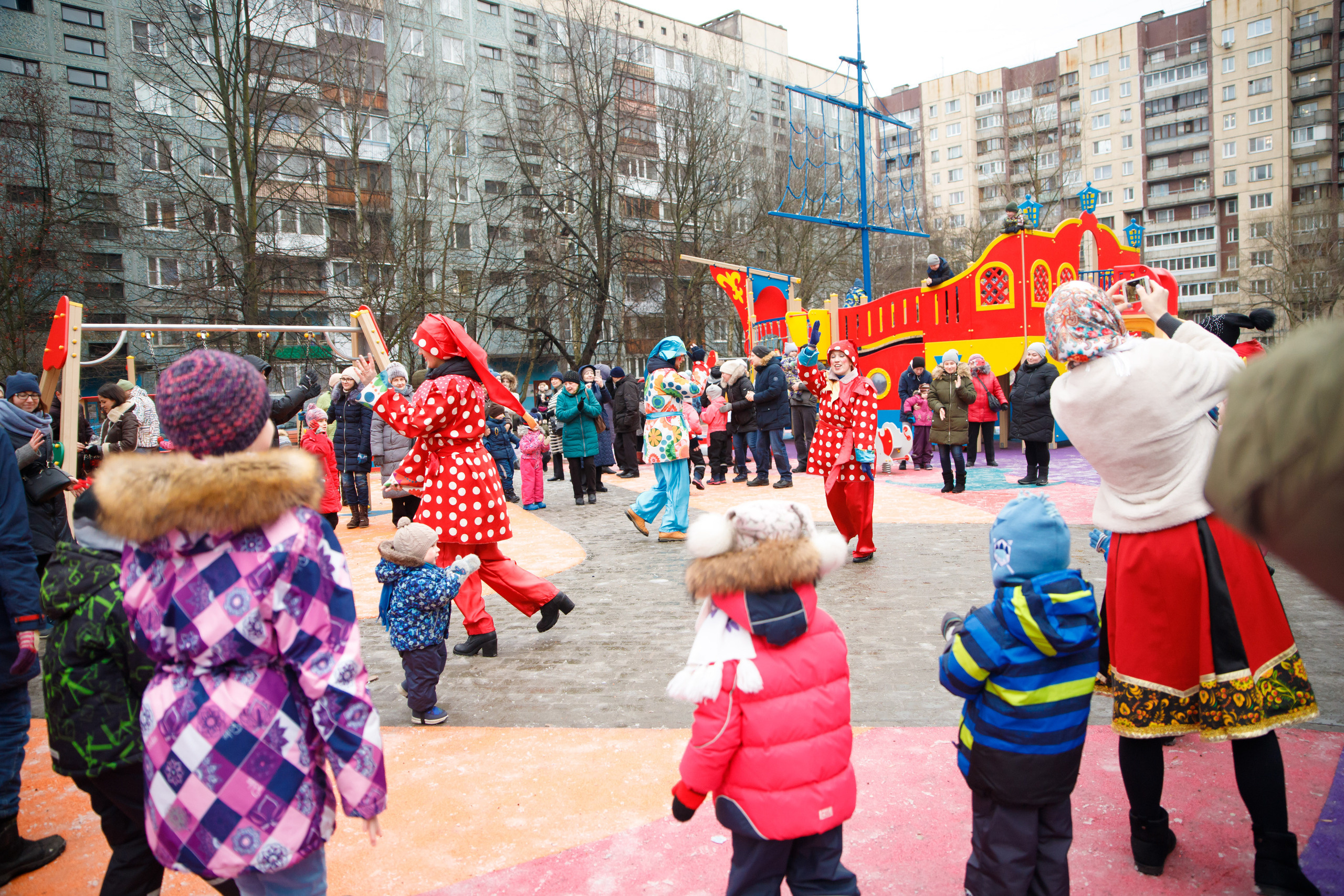 Встреча Рождества в Невском р-не г. СПб. Портретный и репортажный фотограф Марина Кузьмина
