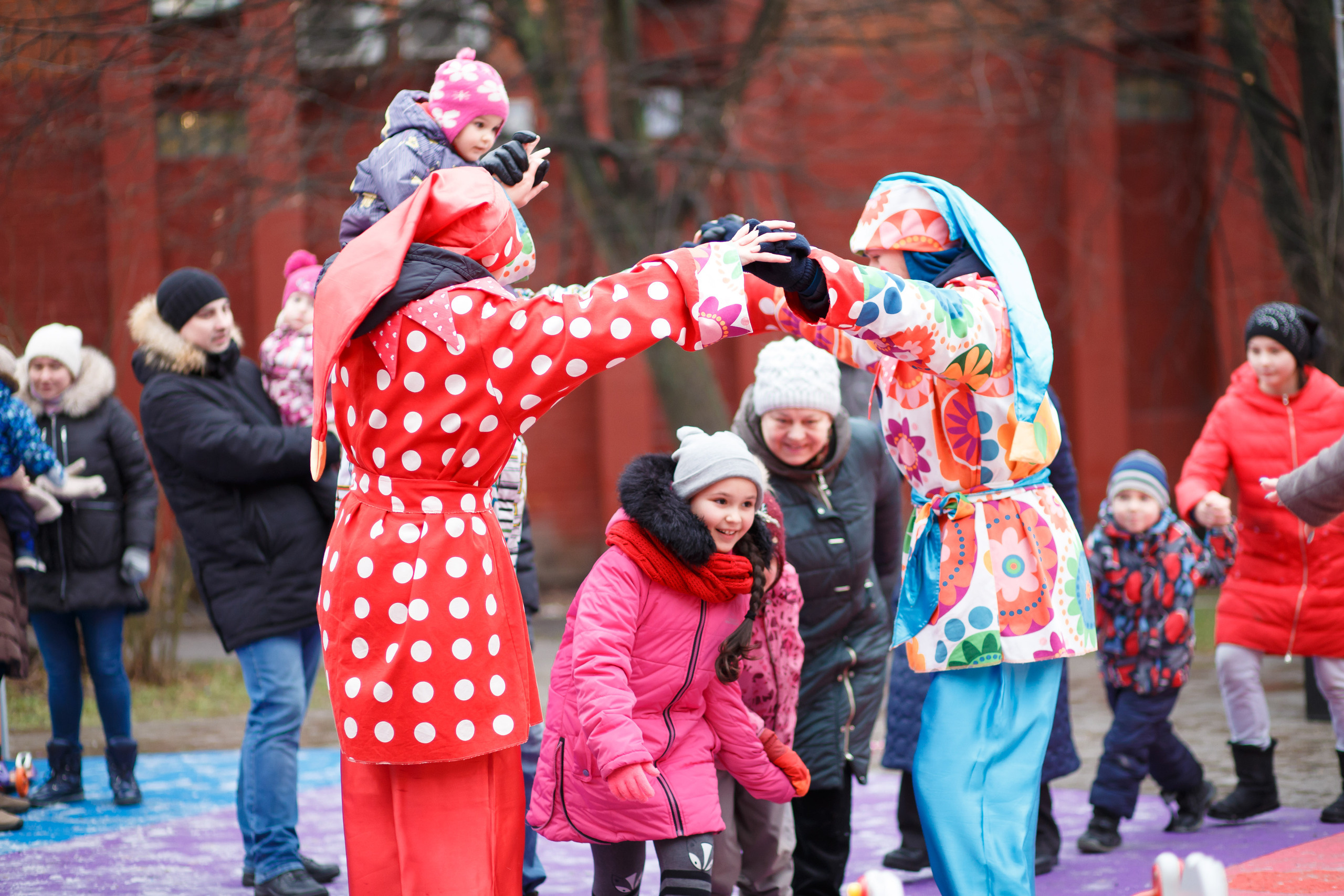 Встреча Рождества в Невском р-не г. СПб. Портретный и репортажный фотограф Марина Кузьмина
