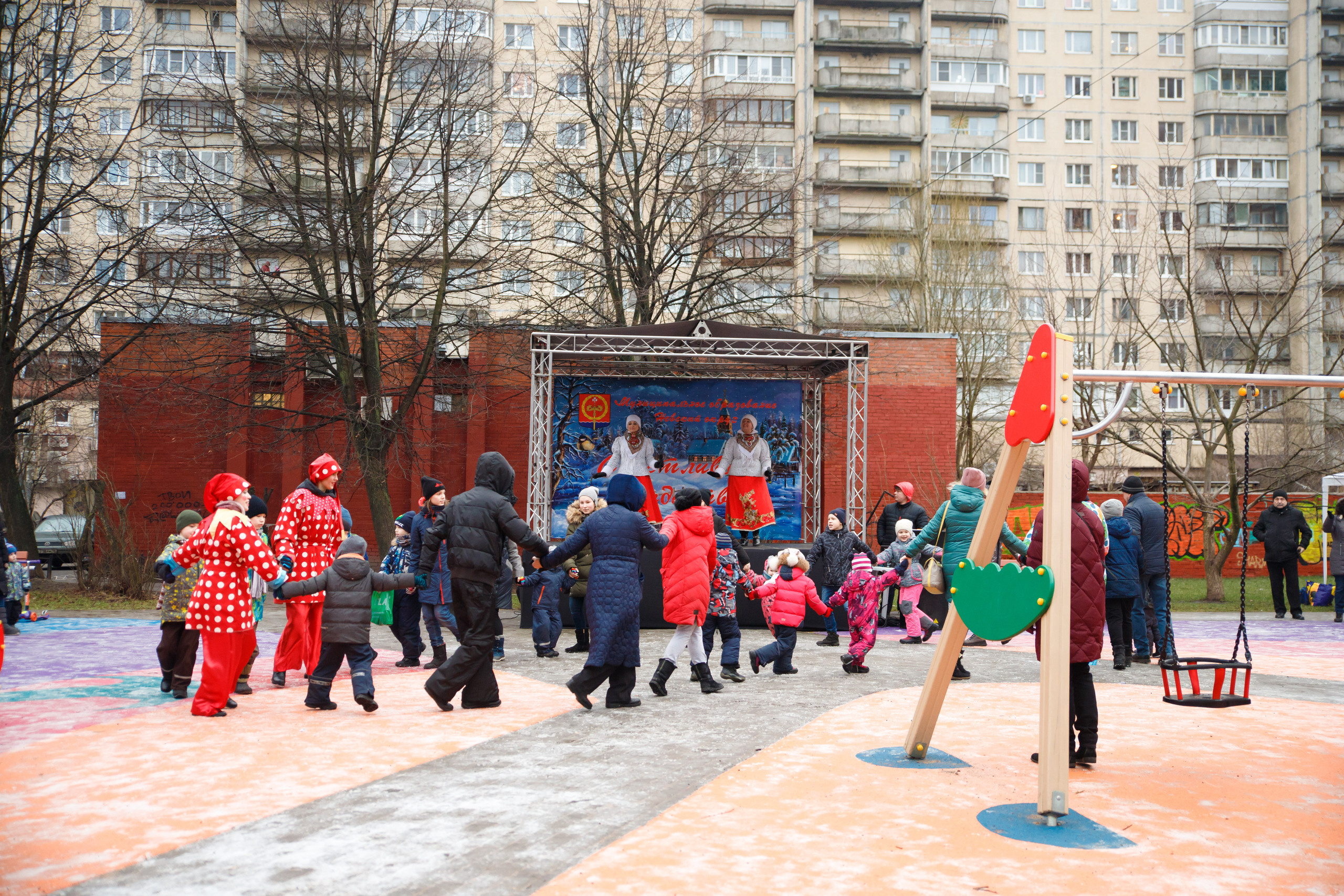 Встреча Рождества в Невском р-не г. СПб. Портретный и репортажный фотограф Марина Кузьмина