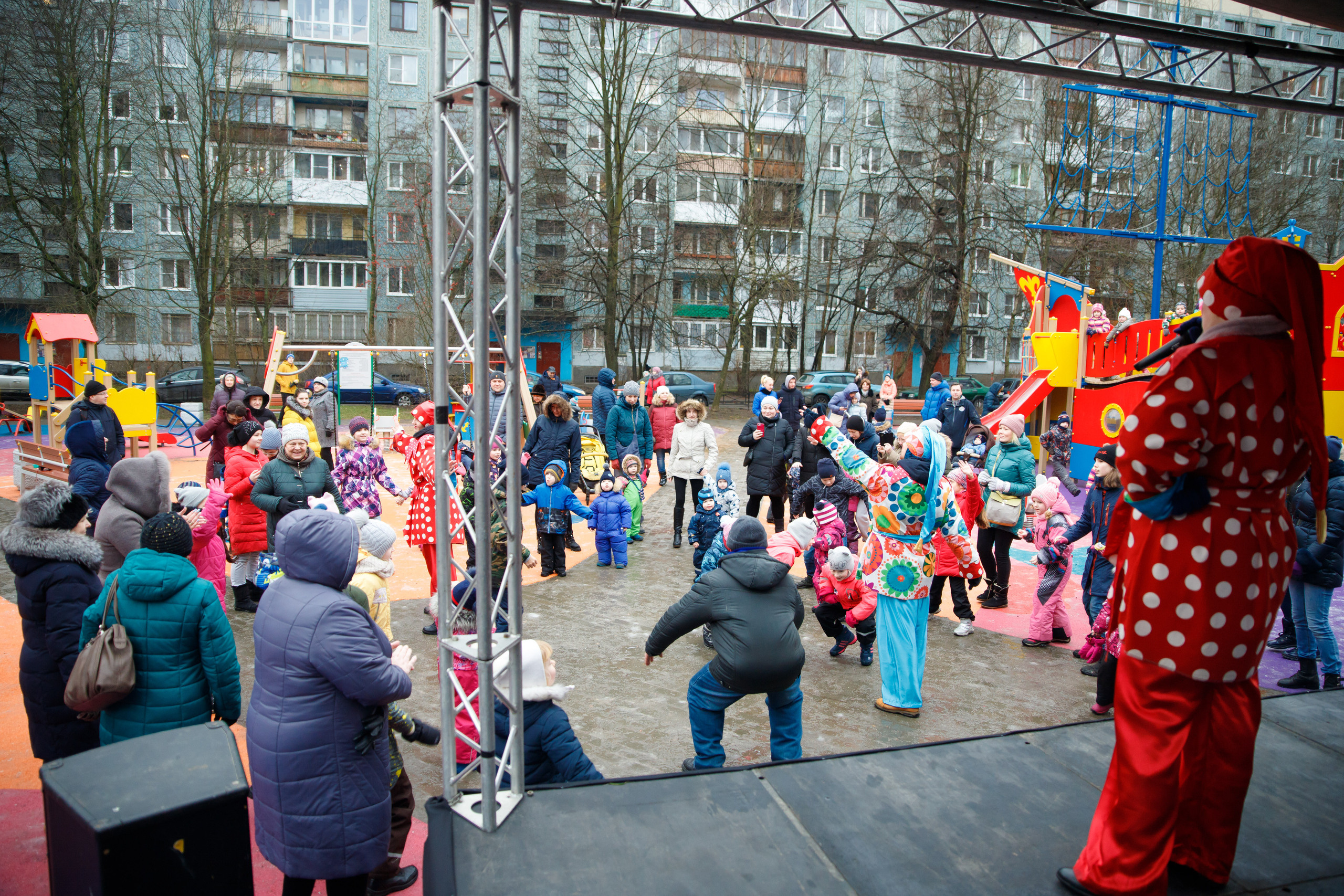 Встреча Рождества в Невском р-не г. СПб. Портретный и репортажный фотограф Марина Кузьмина