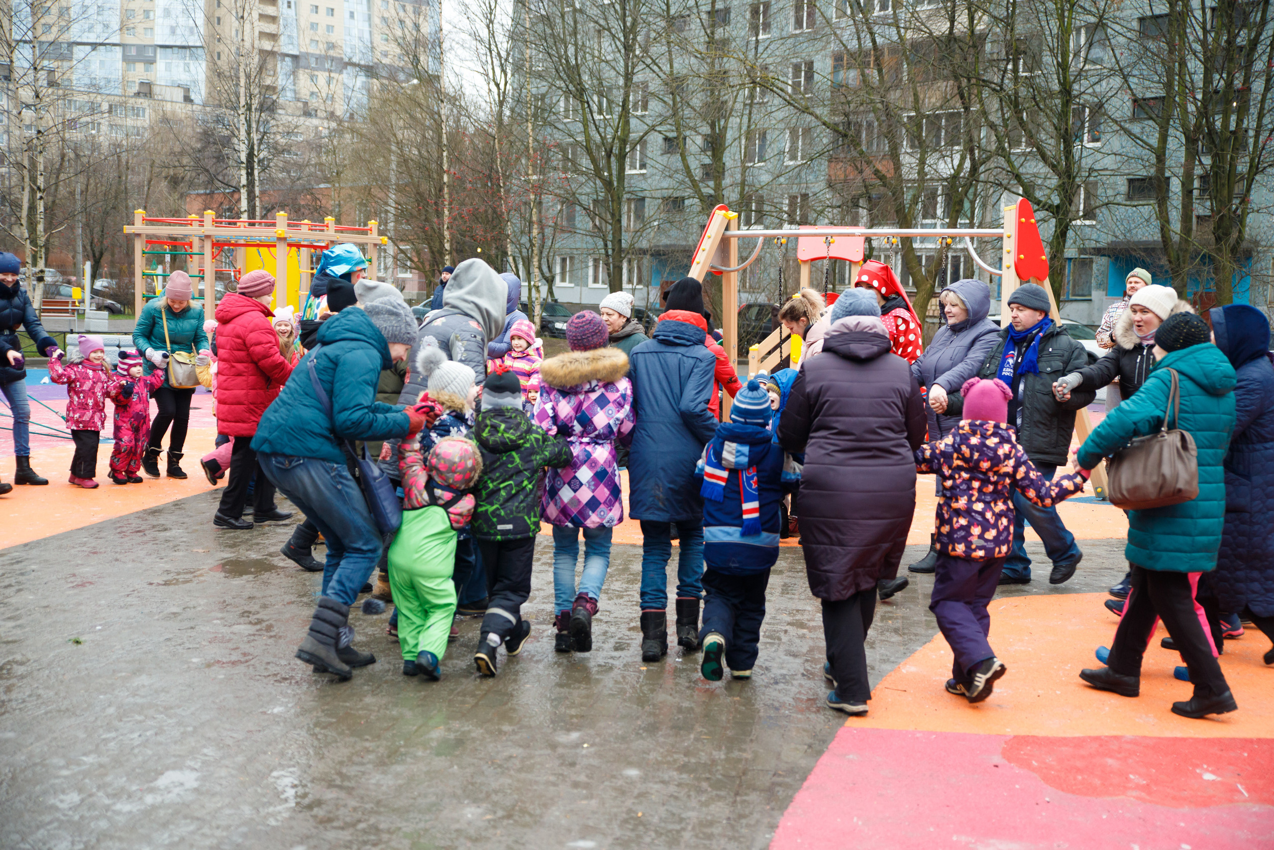 Встреча Рождества в Невском р-не г. СПб. Портретный и репортажный фотограф Марина Кузьмина