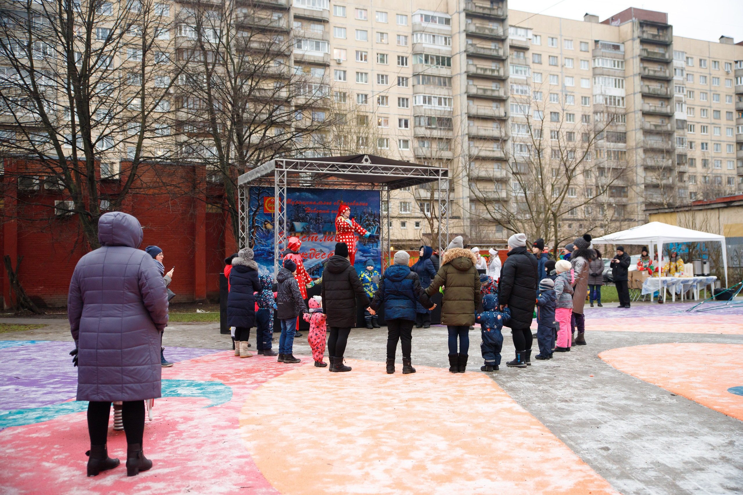 Встреча Рождества в Невском р-не г. СПб. Портретный и репортажный фотограф Марина Кузьмина