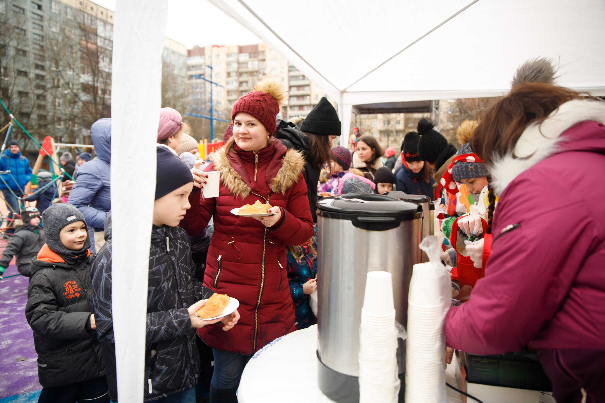 Встреча Рождества в Невском р-не г. СПб. Портретный и репортажный фотограф Марина Кузьмина