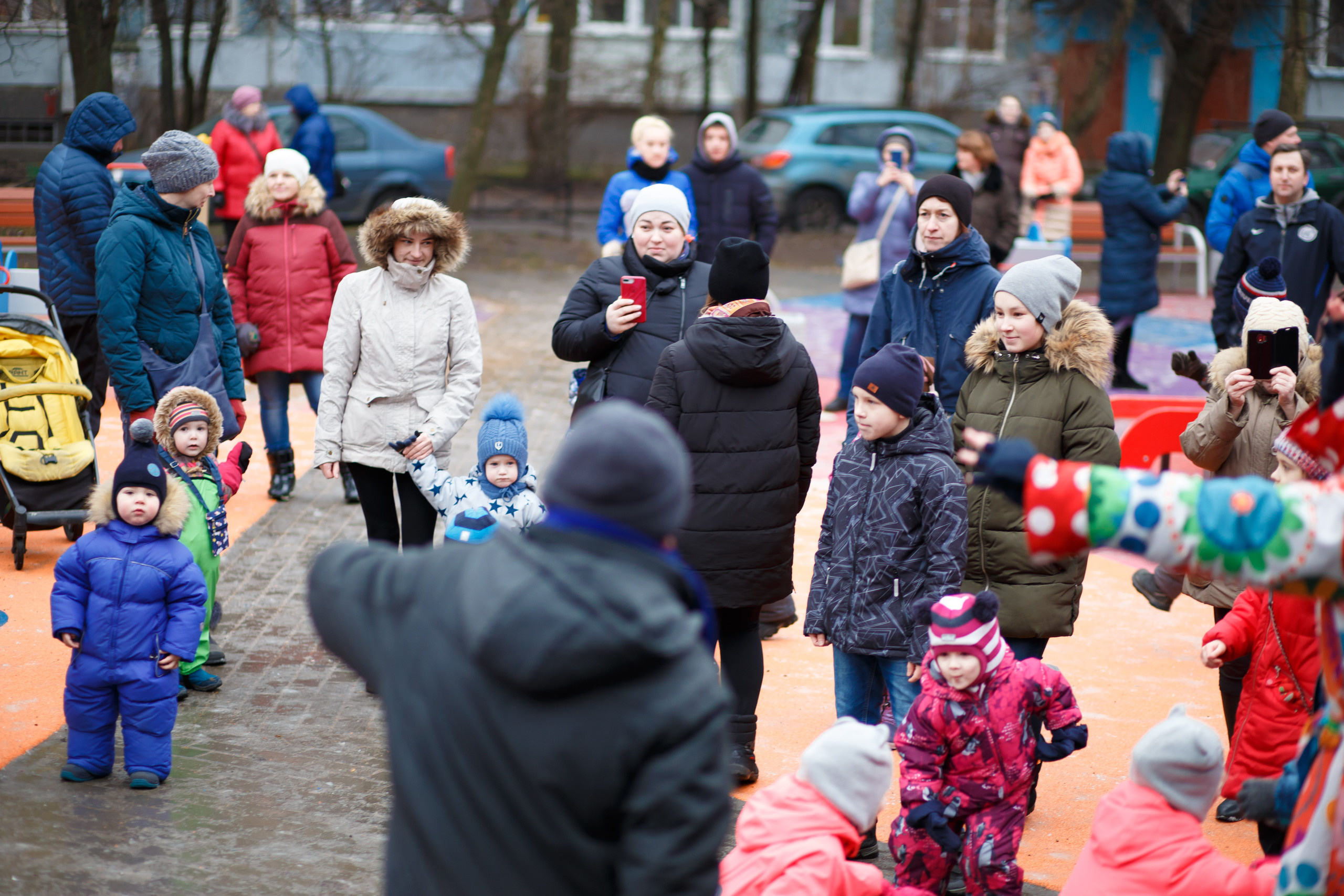 Встреча Рождества в Невском р-не г. СПб. Портретный и репортажный фотограф Марина Кузьмина