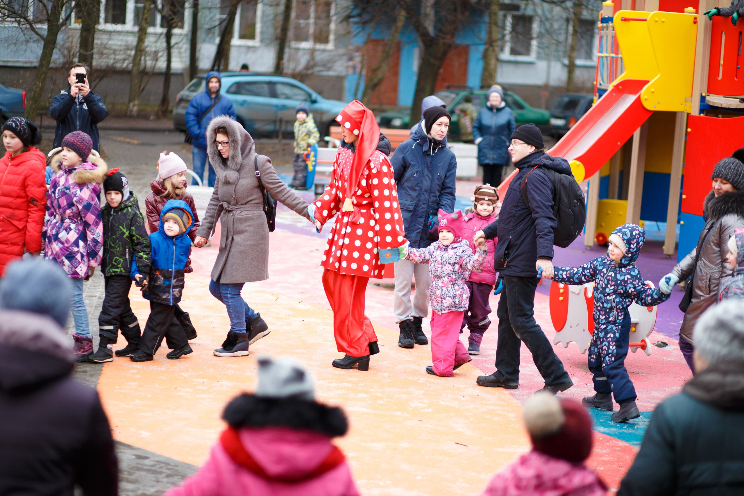 Встреча Рождества в Невском р-не г. СПб. Портретный и репортажный фотограф Марина Кузьмина