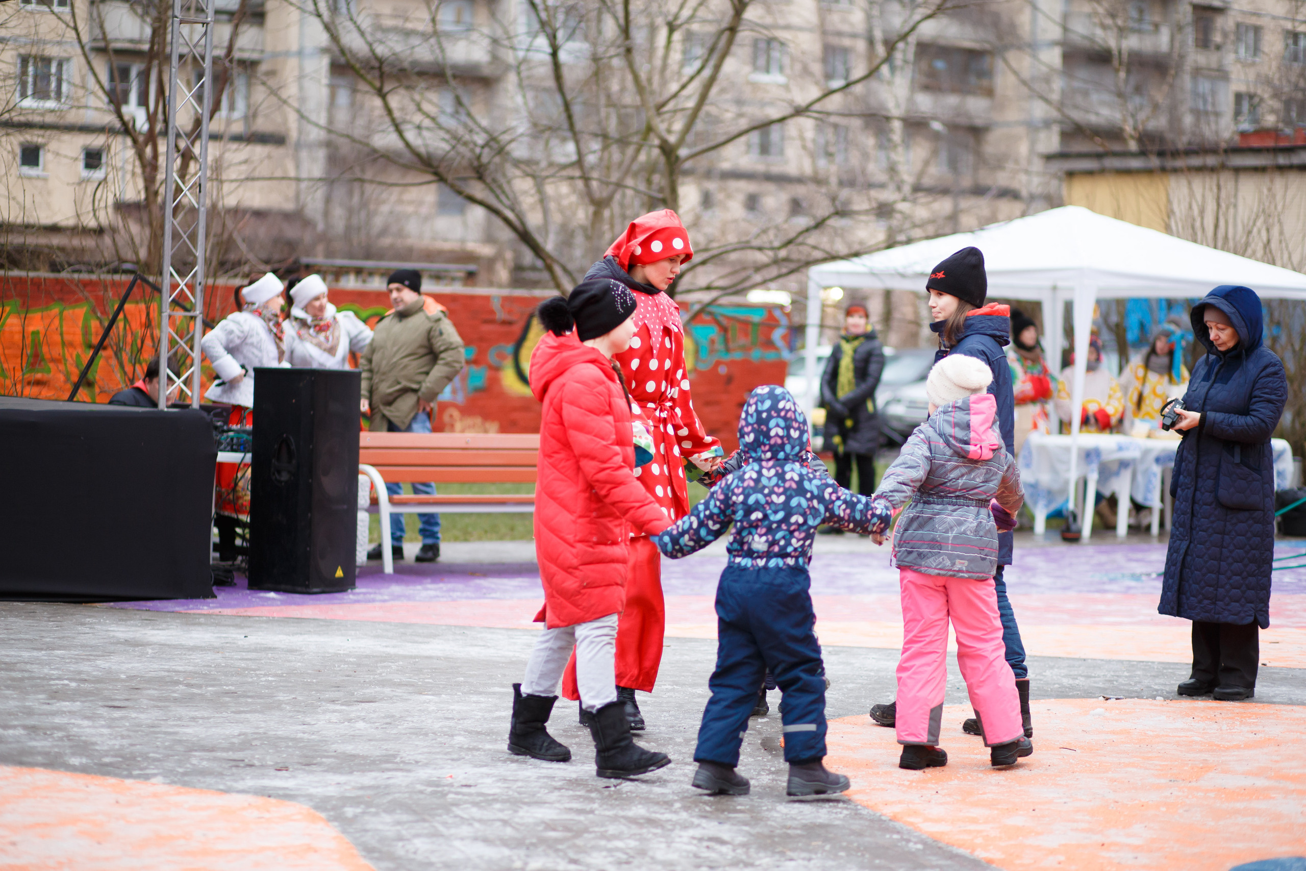 Встреча Рождества в Невском р-не г. СПб. Портретный и репортажный фотограф Марина Кузьмина