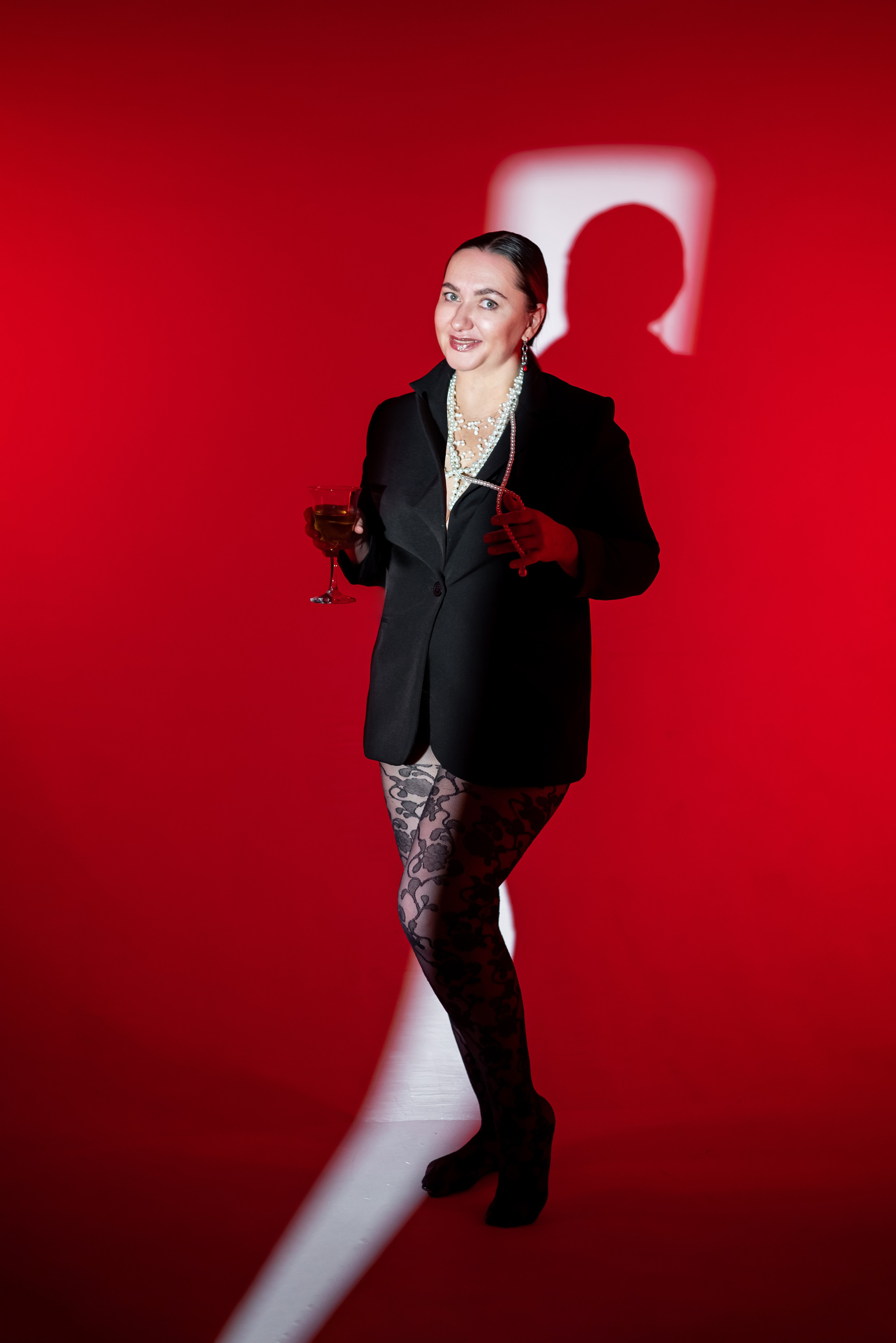 Фотосессия Анеты с цветным светом