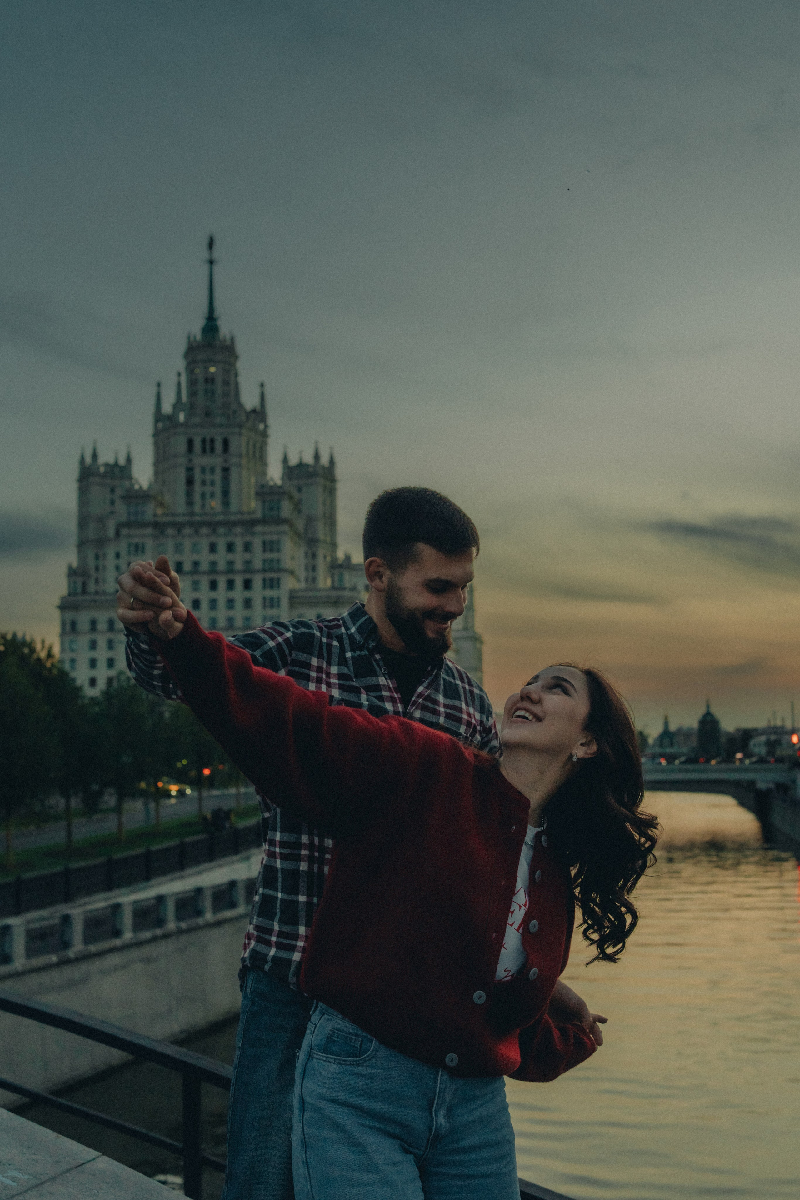 M & V | фотосессия на Котельнической набережной. Портретный фотограф Москва