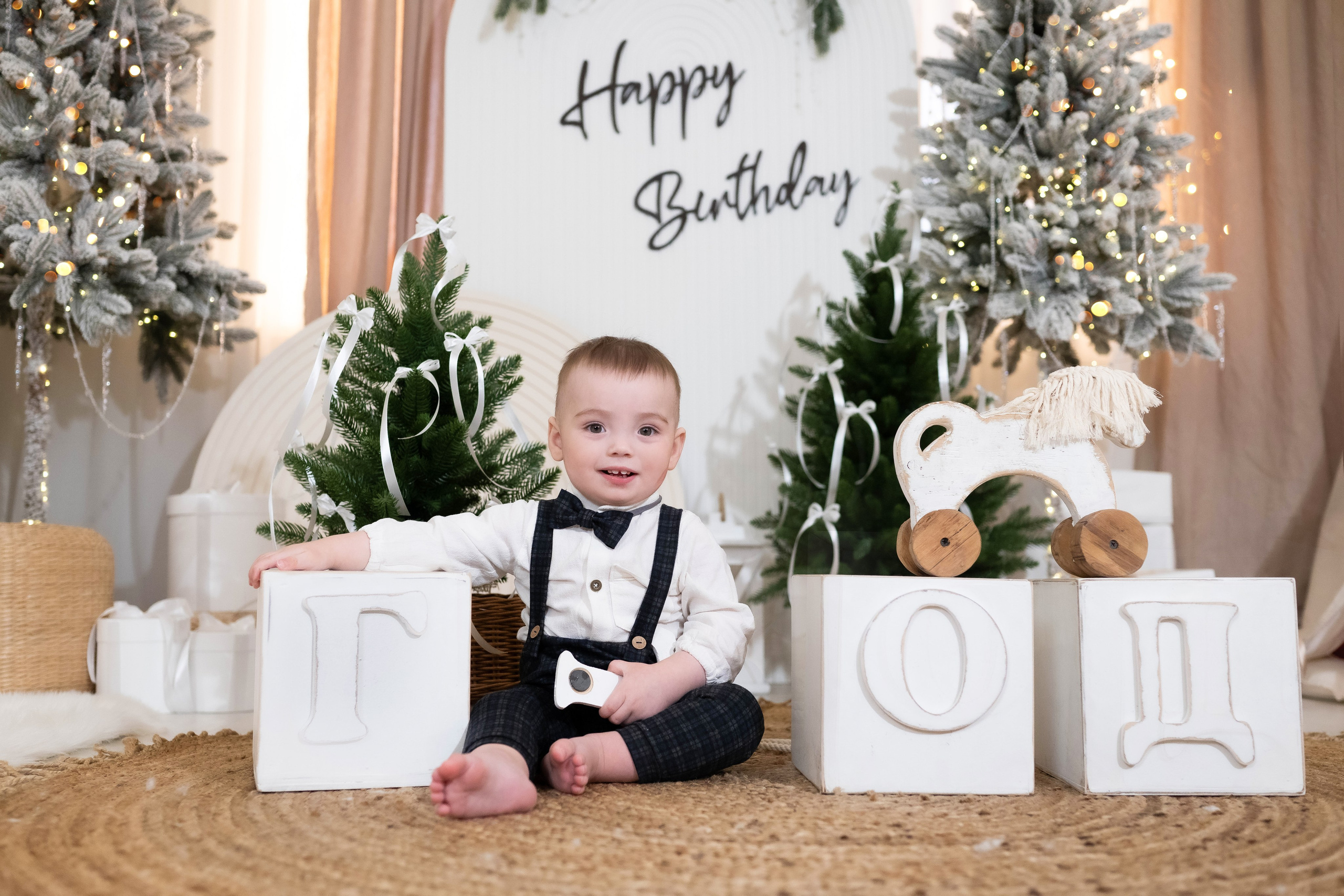 Мой Первый Годик. Роман. Семейный и детский фотограф в Красноярске Мила Черкасова