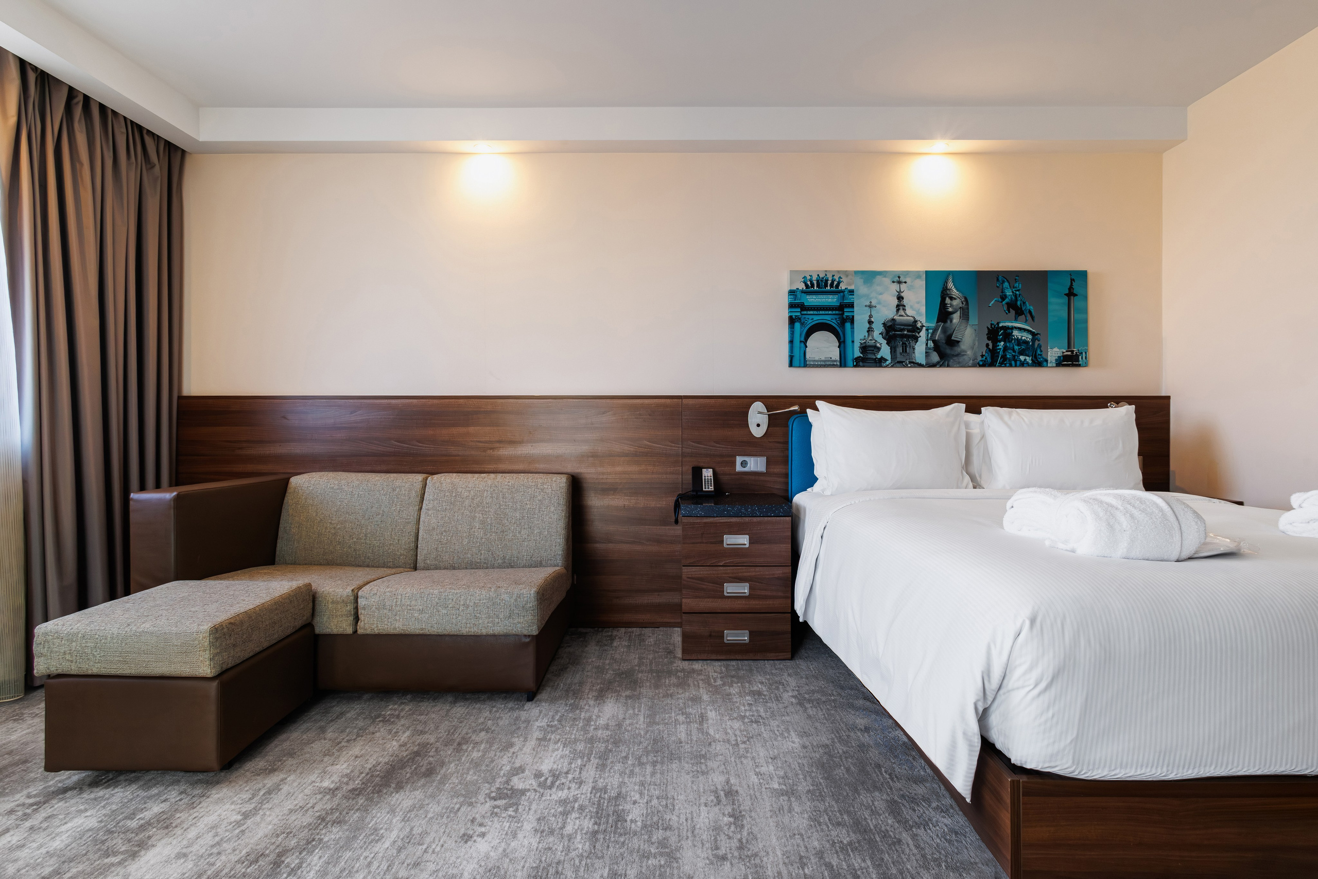 Hampton by Hilton Saint Petersburg ExpoForum 3*. Коммерческий фотограф в Санкт-Петербурге | Фуд, интерьерная и рекламная съемка | Влад Жолудев