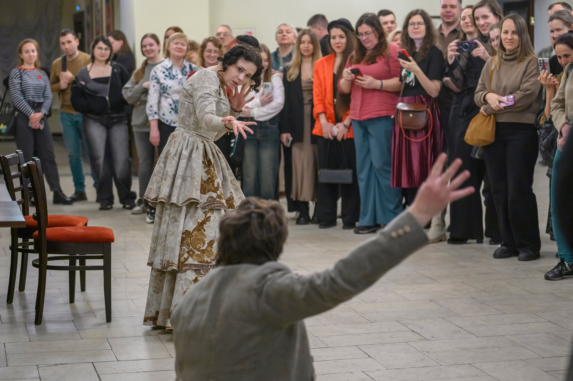 Репортажная съемка мероприятия «Ночь театров» в Московском театре оперетты. 2025. Фотограф Анна Мельникова | Москва