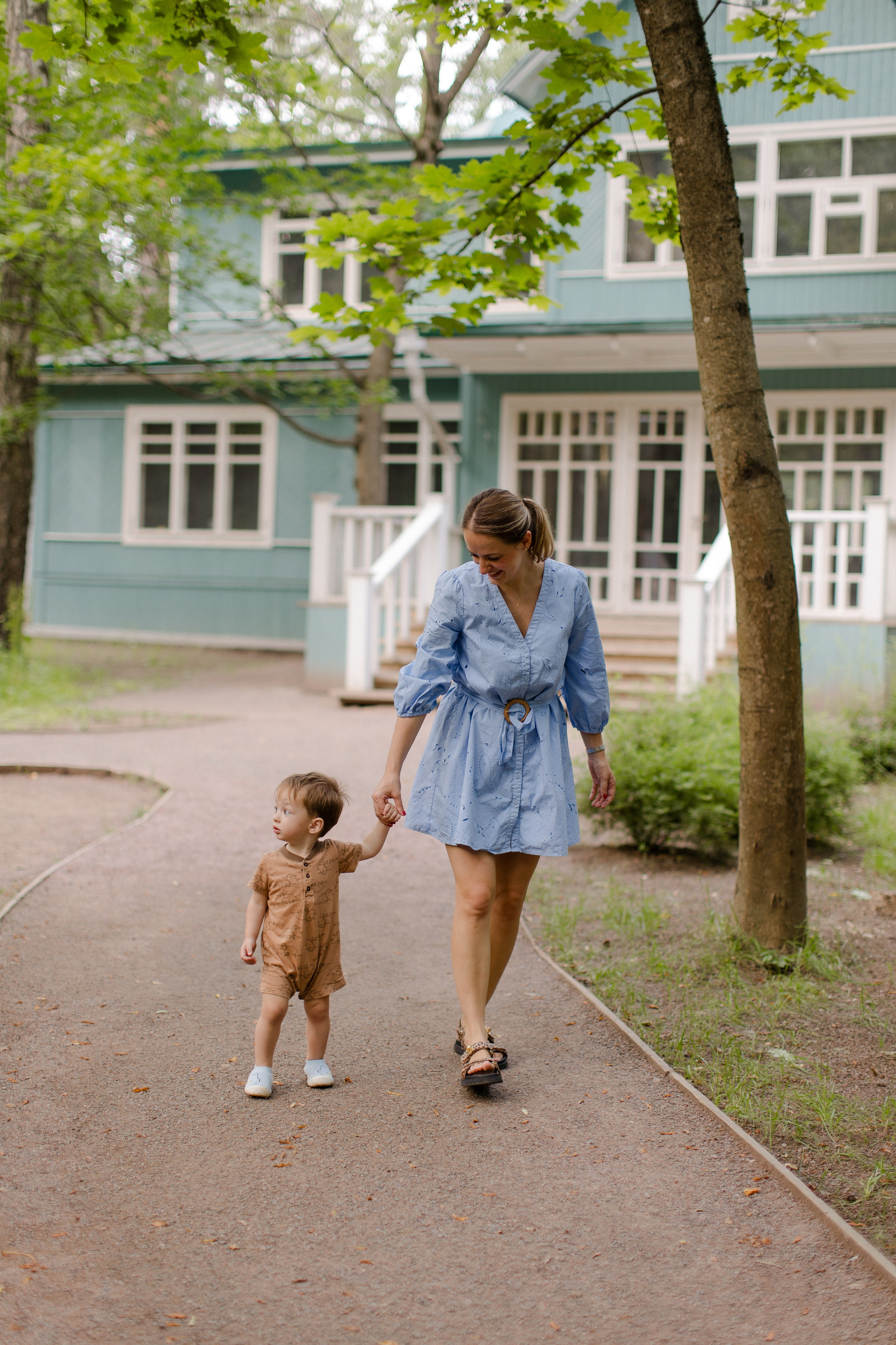 Прогулка в парке. Семейный и детский фотограф в Москве Кузьмина Мария