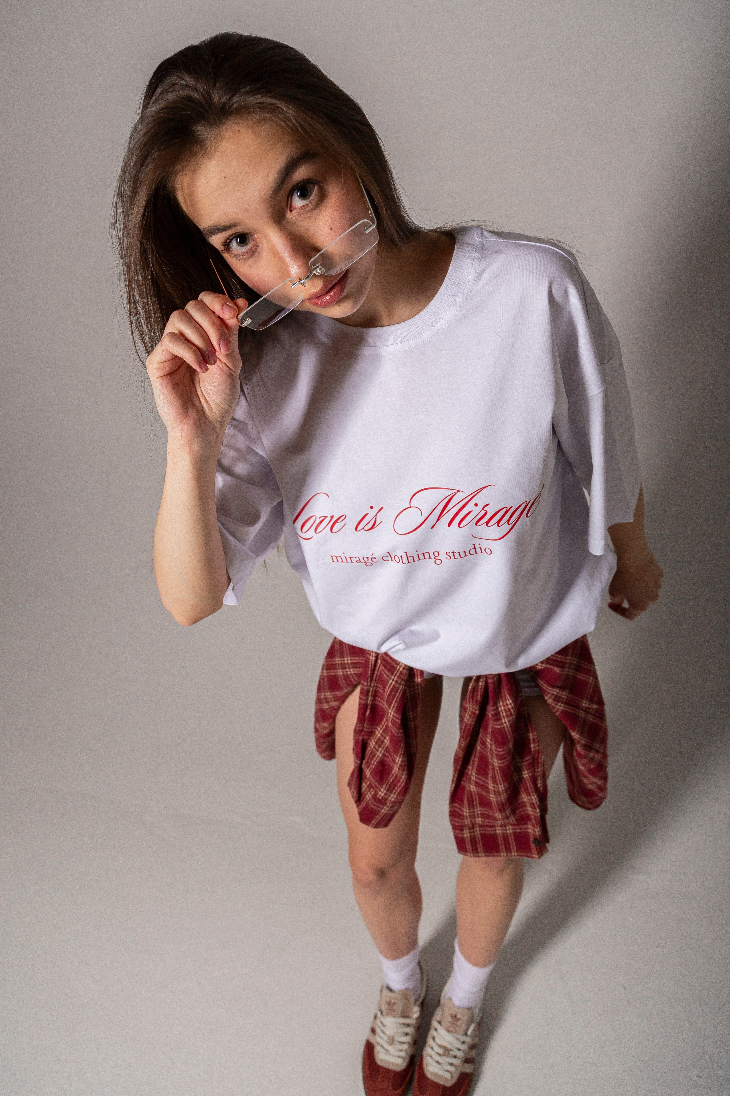 Студийная фотосессия девушки