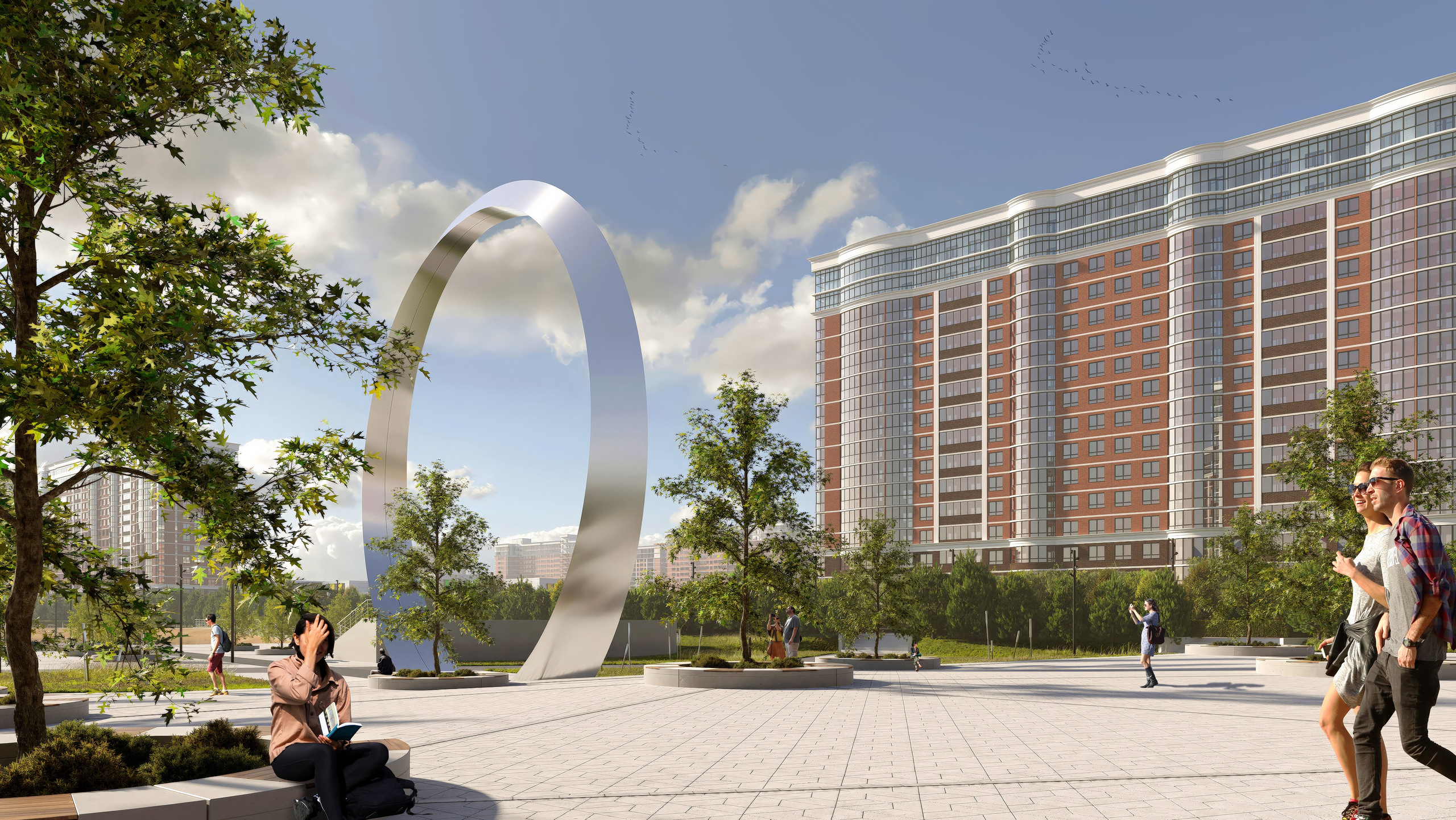 Живописный парк в Краснодаре — Архитектурная визуализация. 3Д Визуализация Интерьера и Архитектуры