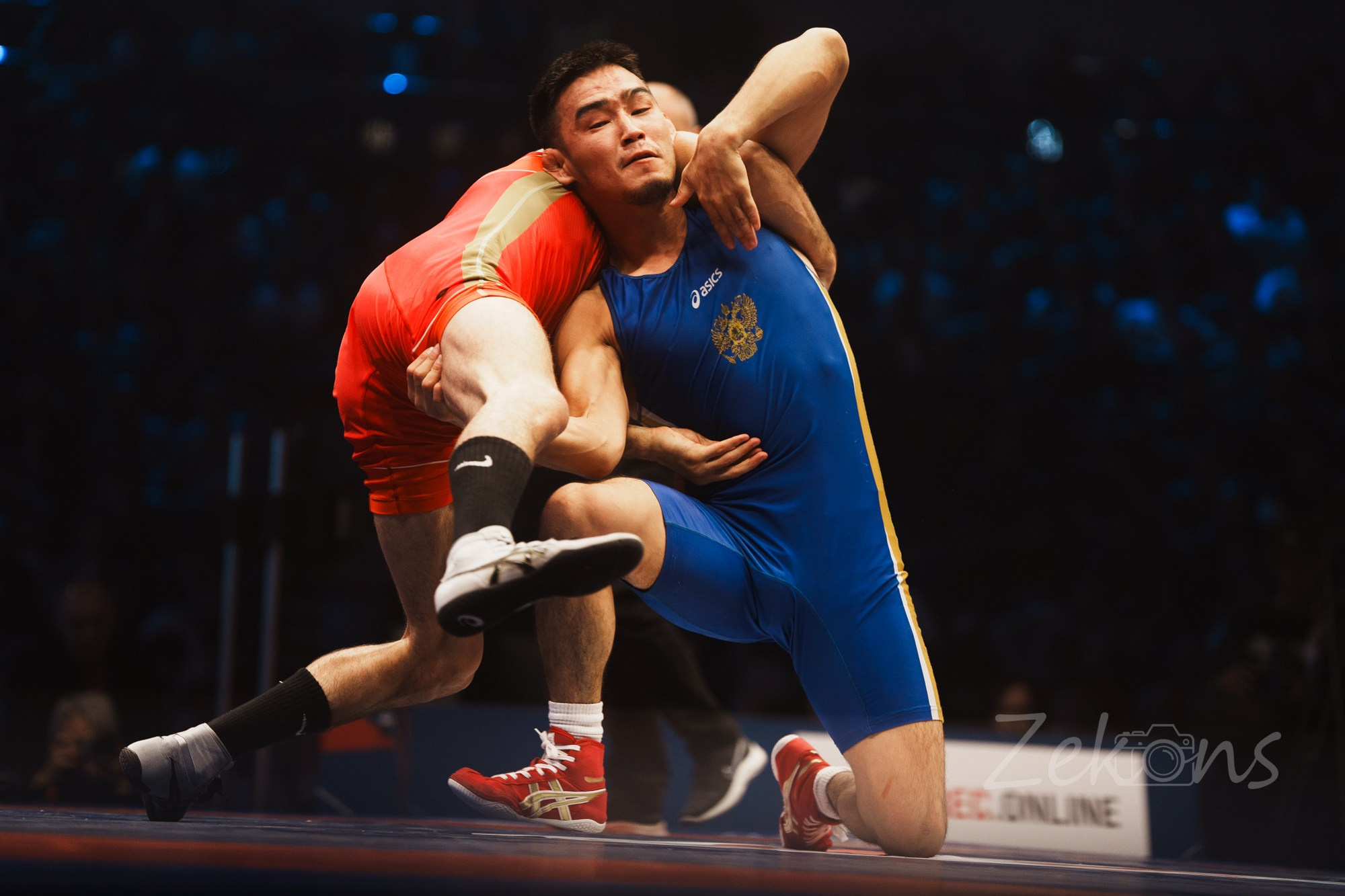 Чемпионат России по вольной борьбе 2025 (Москва). Zekons. Фото, видео, нейросети