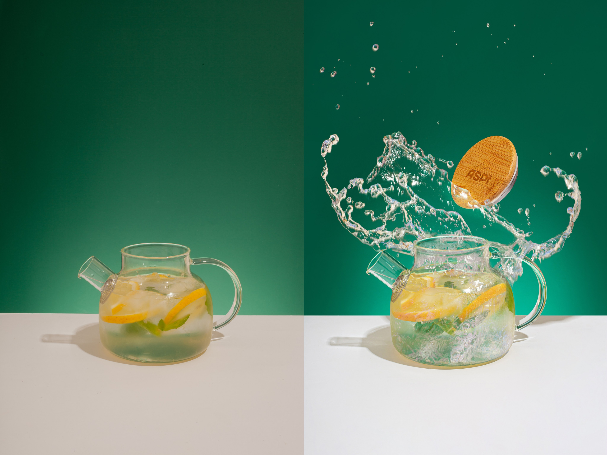 Ретушь фотографий стеклянной посуды | Студия SVITHART