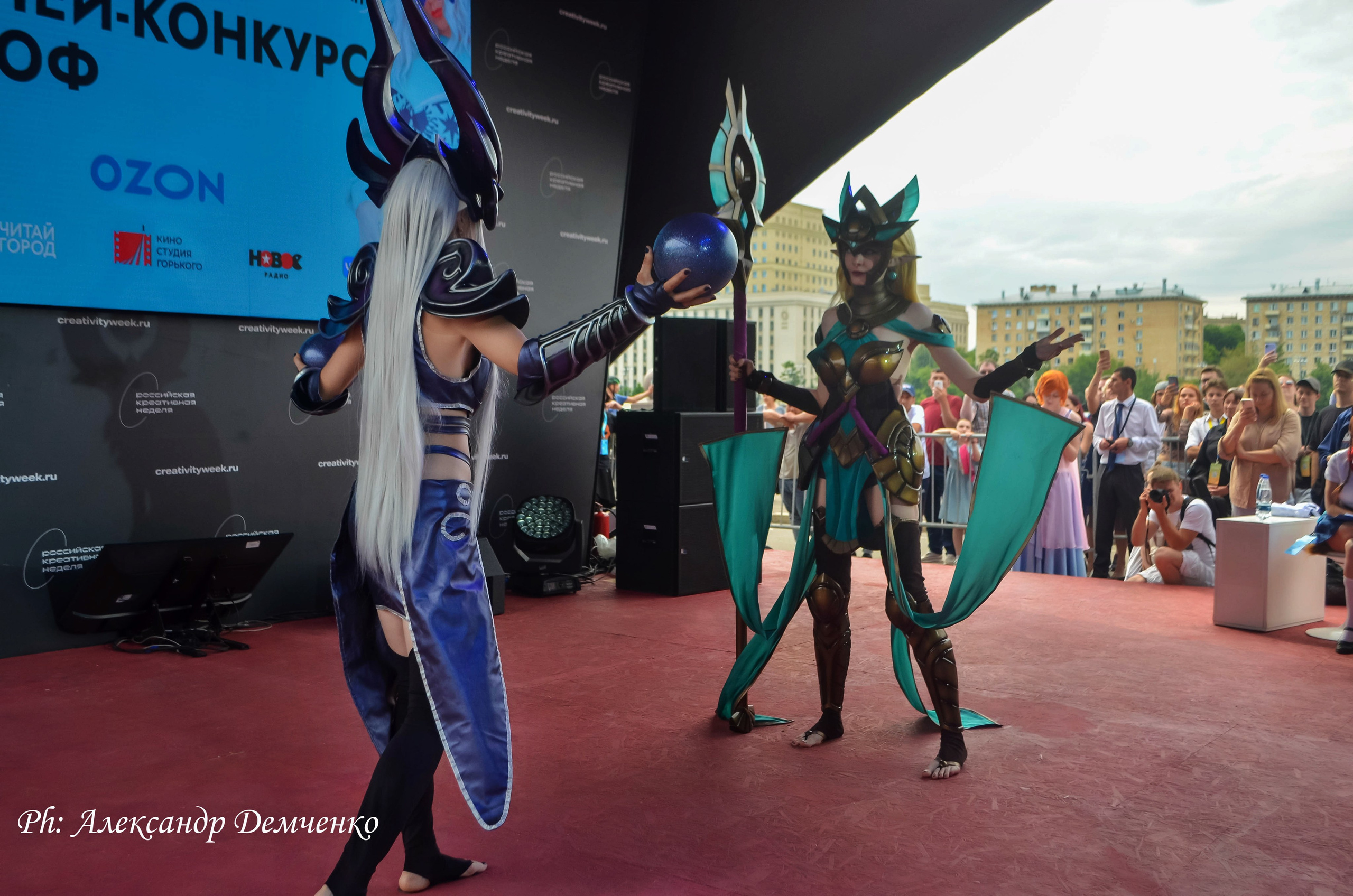 Фотосессия сцены в Москве на разных репортажных мероприятий