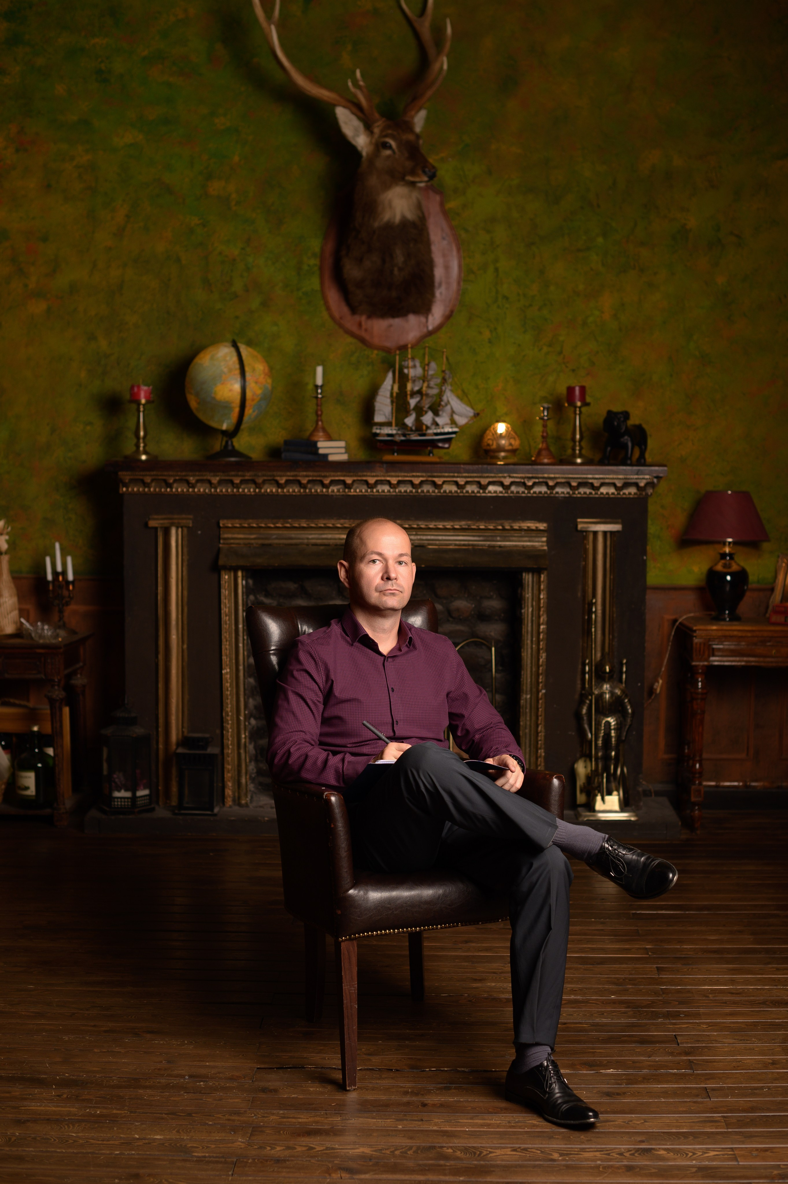 Мужской портрет. Свадебный и студийный фотограф в Москве Попов Вячеслав