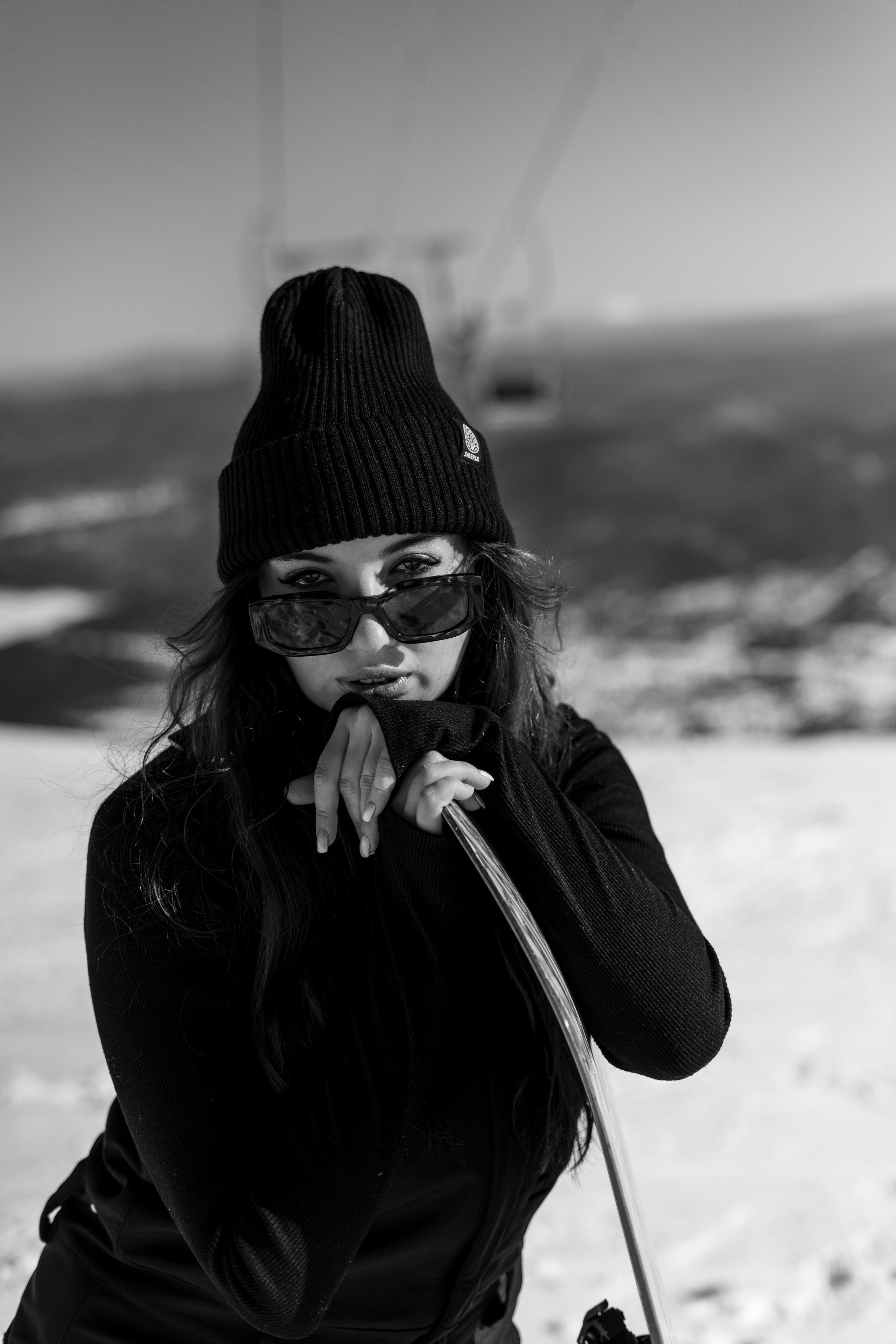 Фотосессия на вершине. Анастасия Паршукова — фотограф Шерегеш Новосибирск