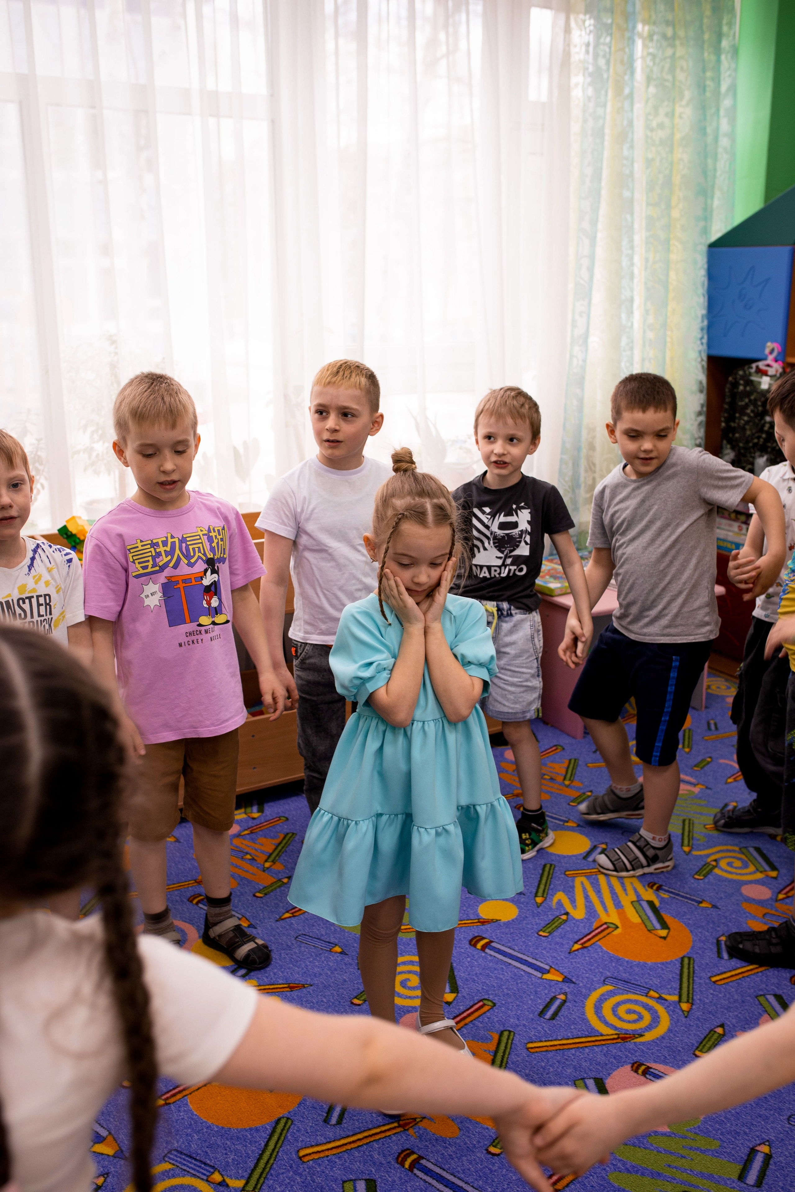 Степа, Даша и Алиса в детском саду. Семейный и детский фотограф город Тында Дарья