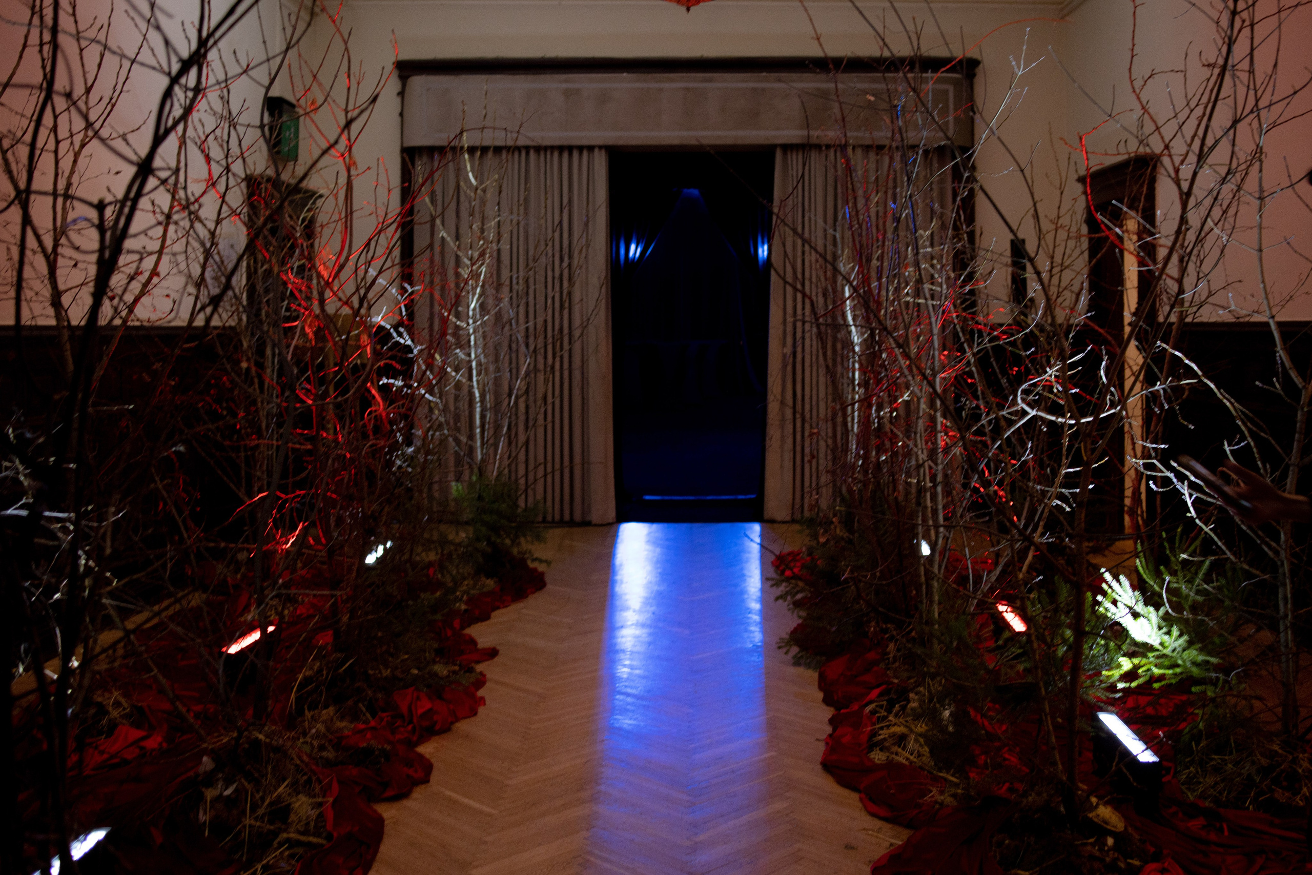 Новогодний корпоратив в фольклорном стиле. Особняк Лемана. Оформление свадеб, декор свадеб Вера Маркова, Москва