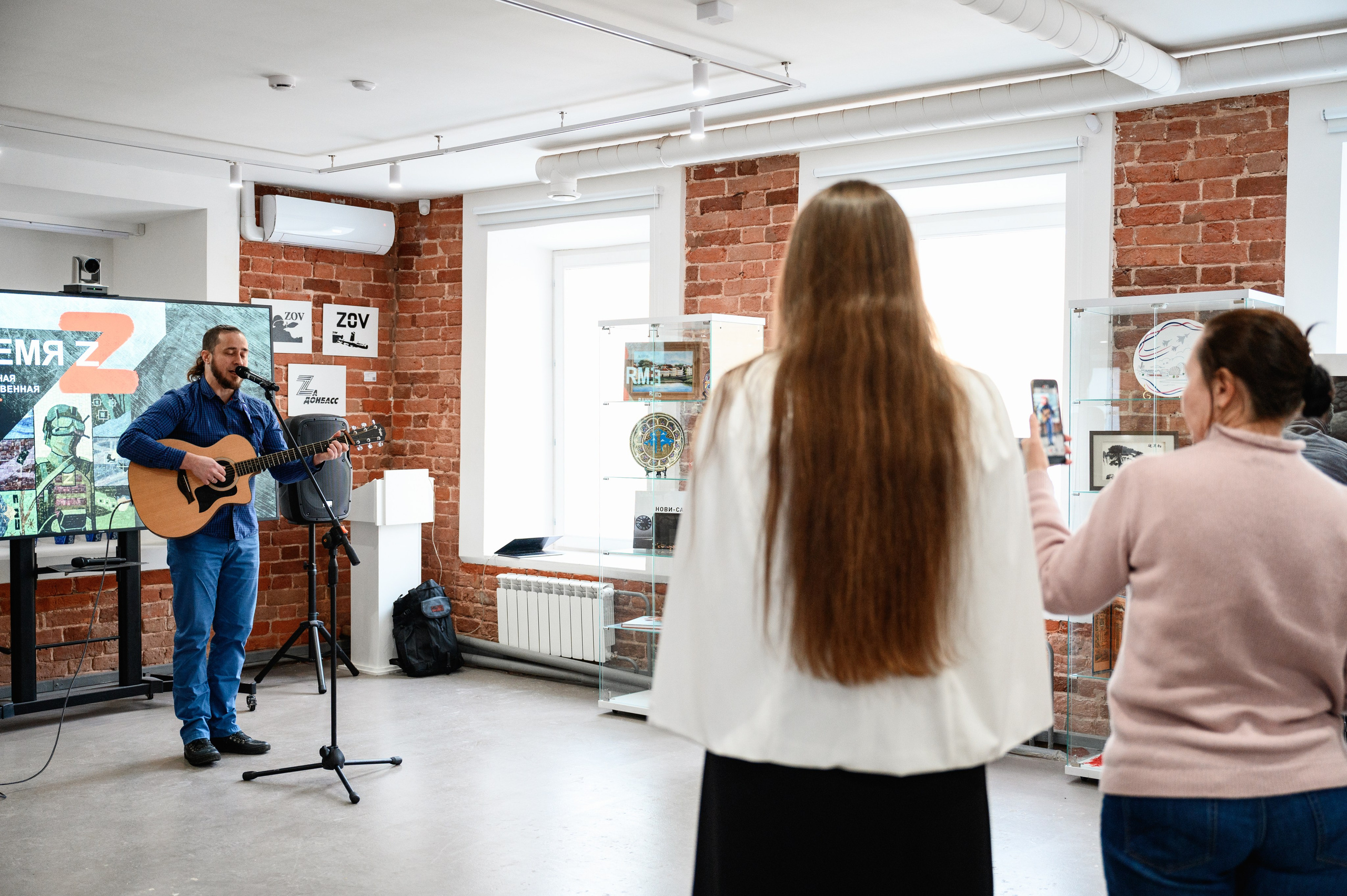Открытие выставки «Время Z». Фотограф Захваткин Роман