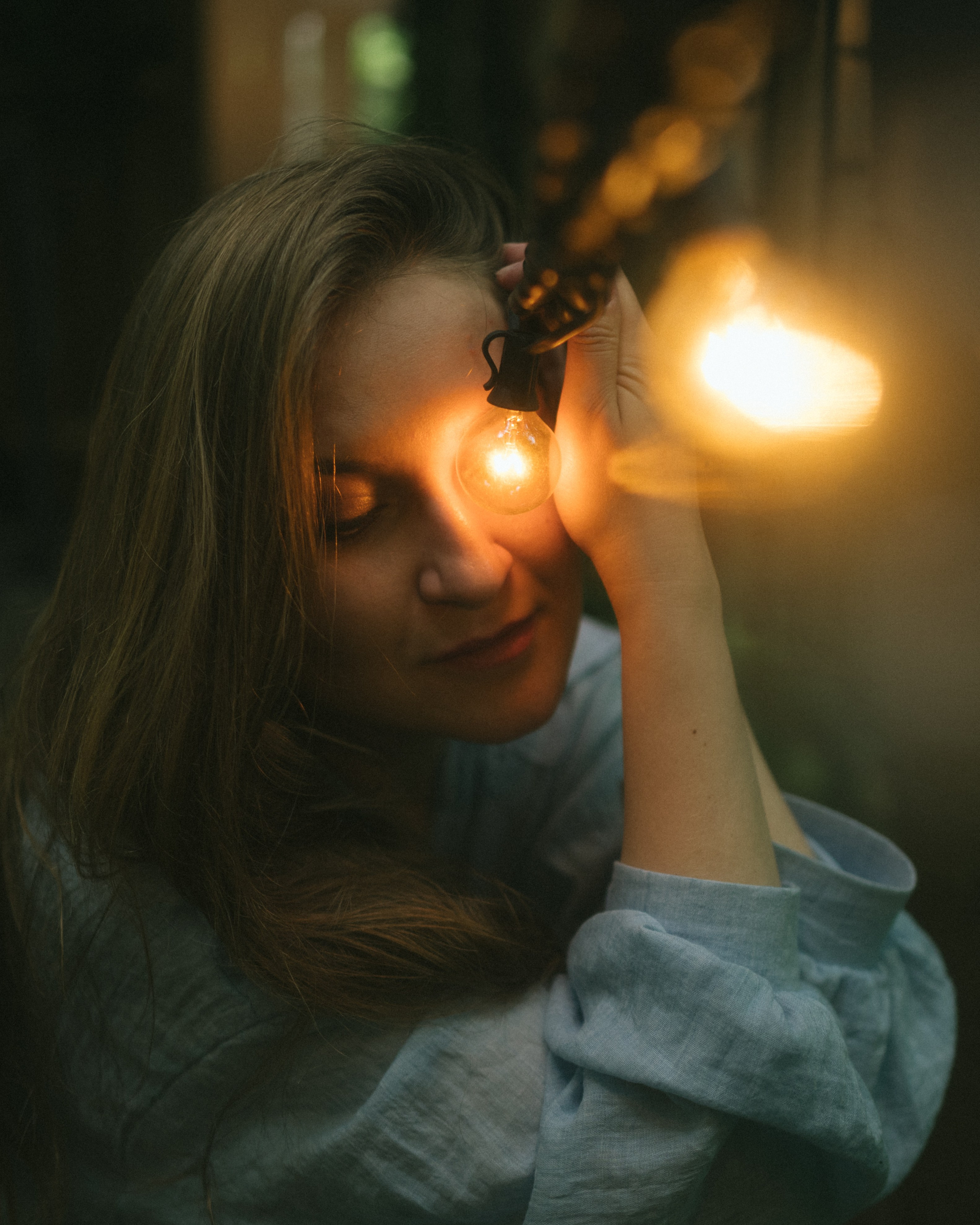 Женская съёмка в лесной студии. Фотоведьма Дарья Нечинская