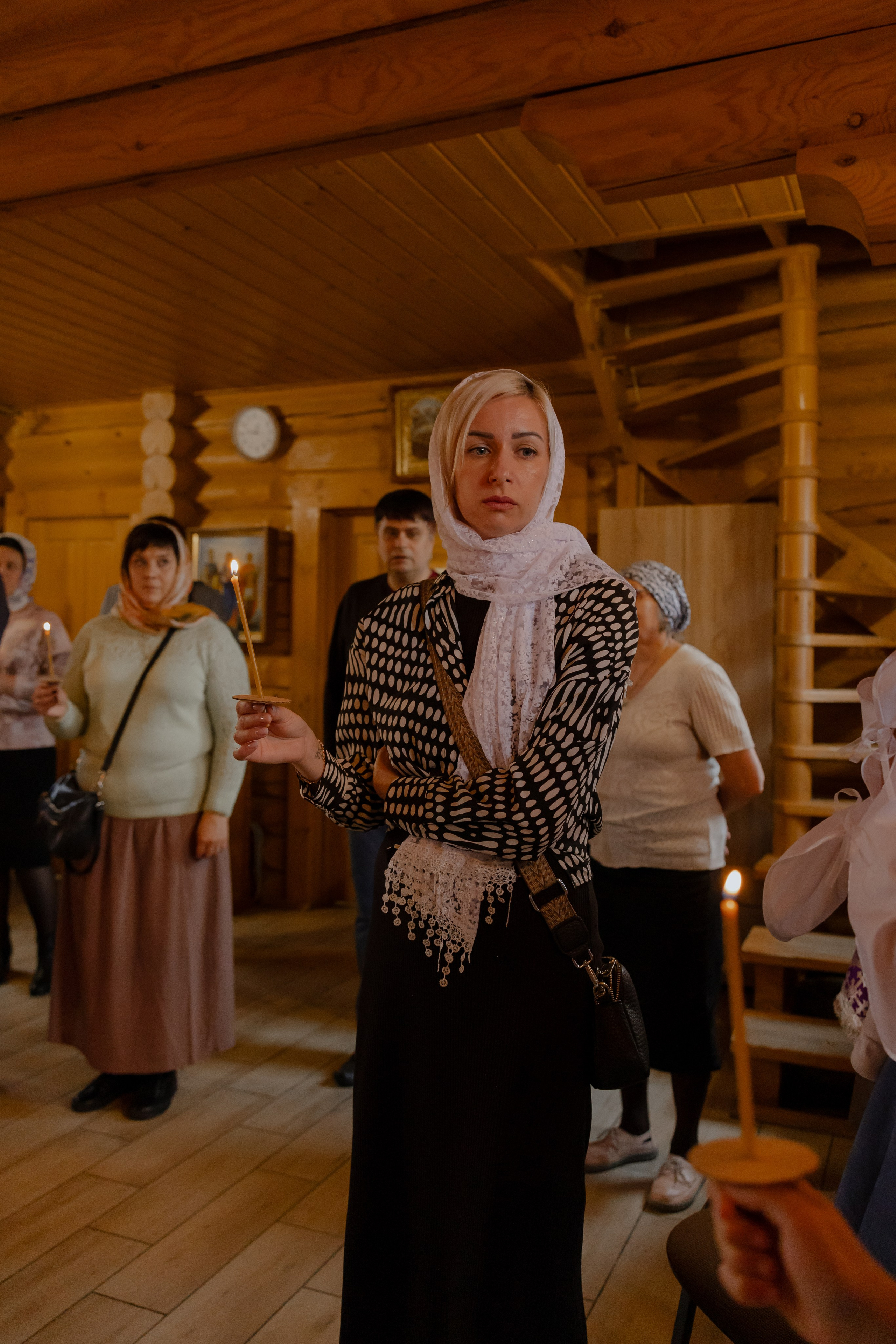 Крещение в храме Георгия Победоносца. Фотограф в Новосибирске Екатерина Васильева