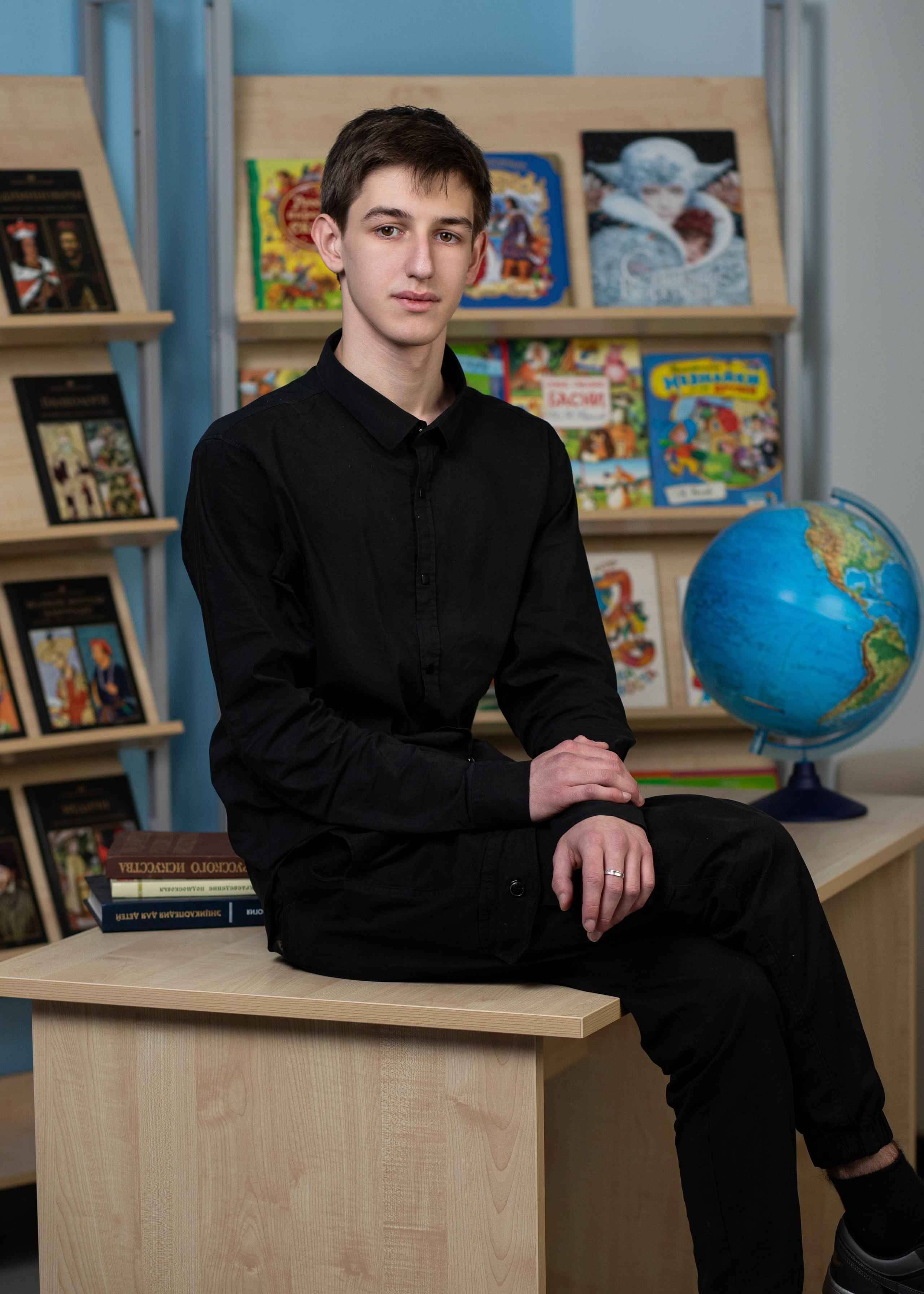 Детский портрет. Выпускная фотография. Средняя школа 9 класс