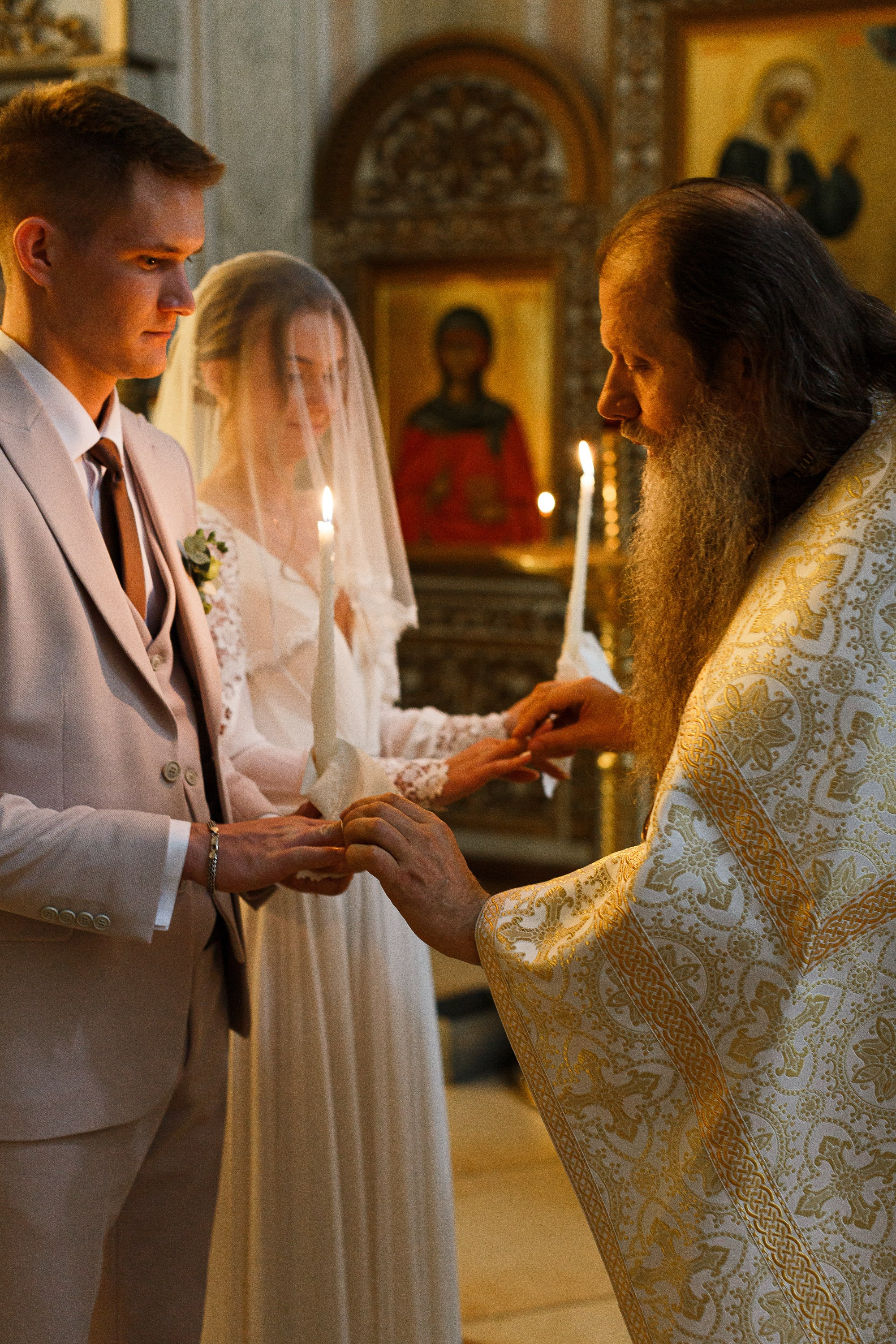 Венчание в храме Живоначальной Троицы на Шаболовке