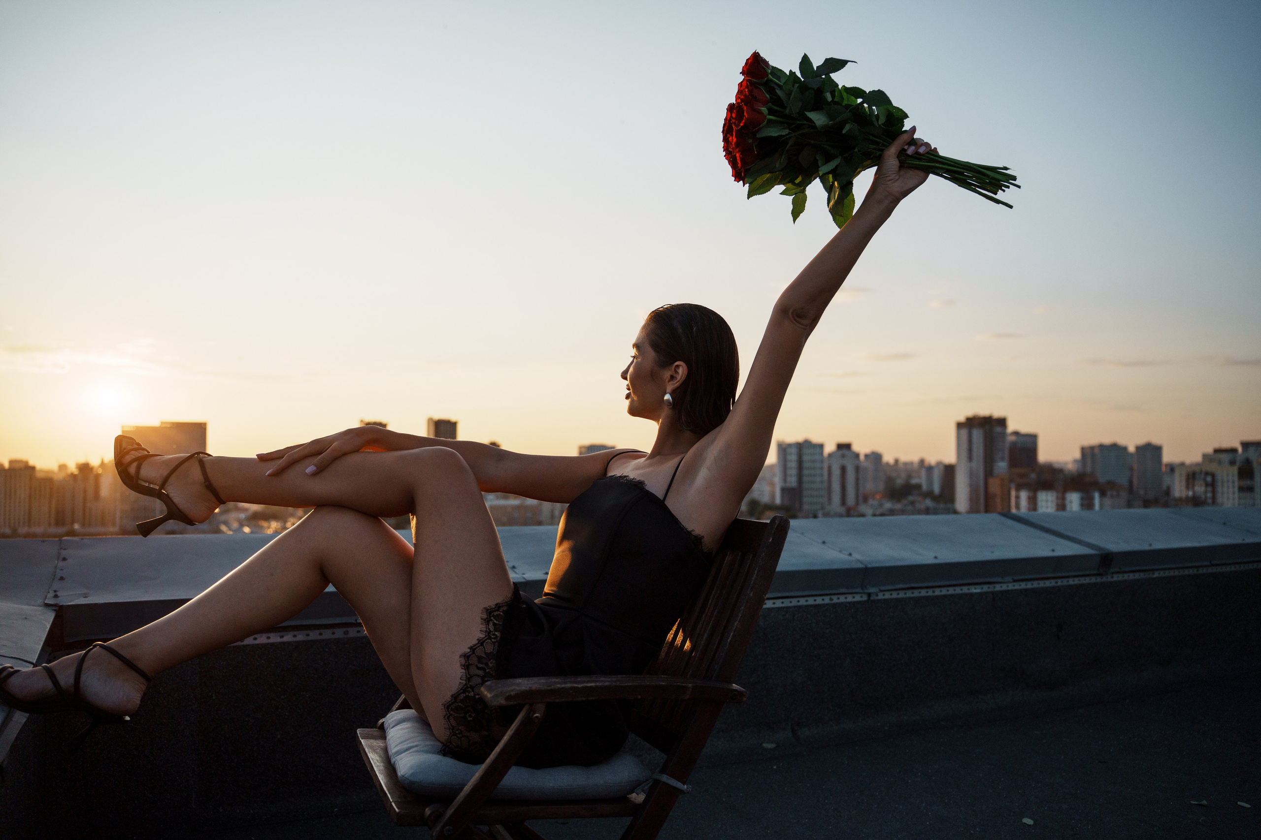 Фотосессия на Крыше Новосибирск. Фотограф Дарья Едапина Новосибирск